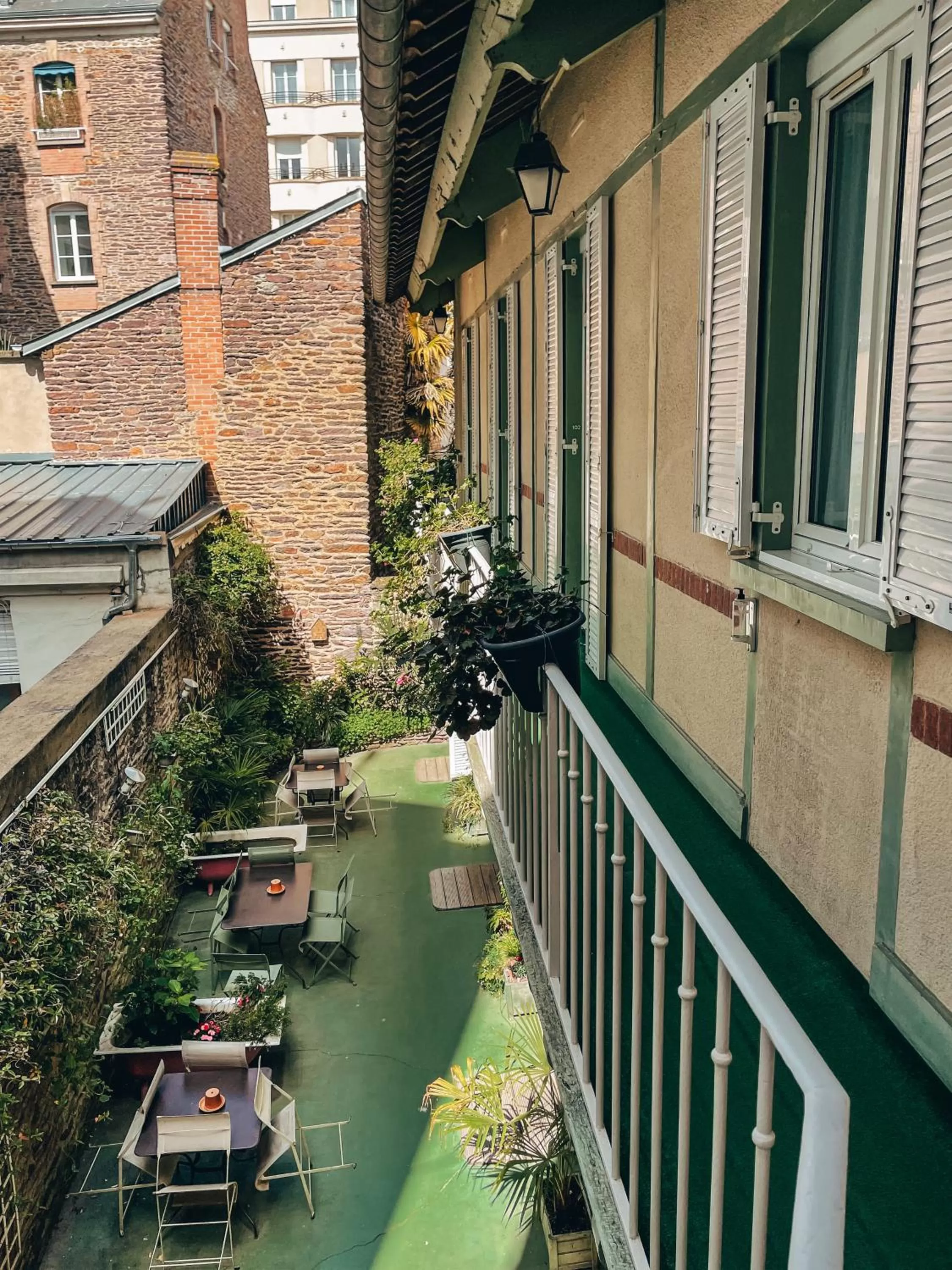 View (from property/room) in Garden Hotel Rennes Centre Gare