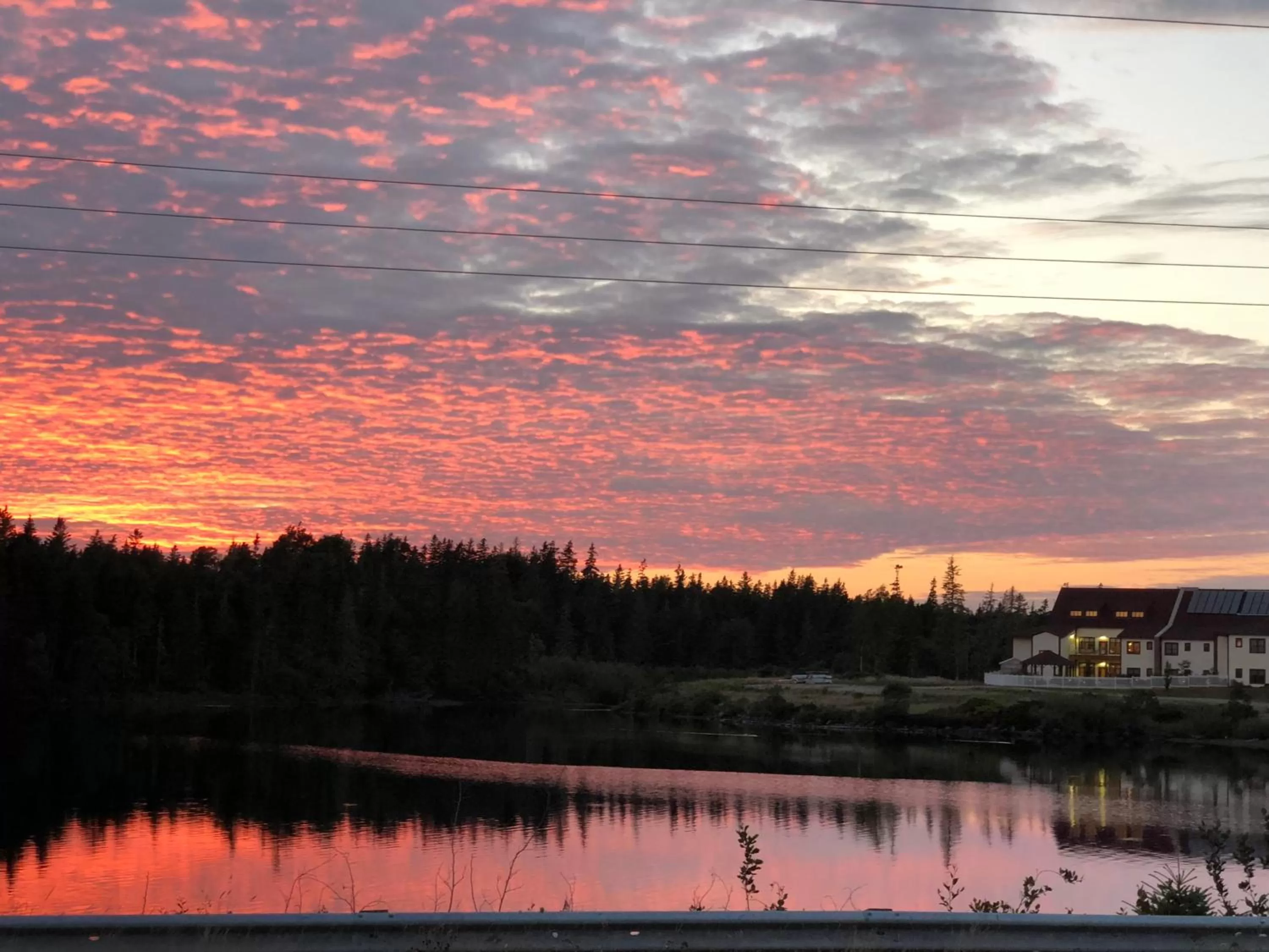 Lake view in Novastar Motel On The Lake