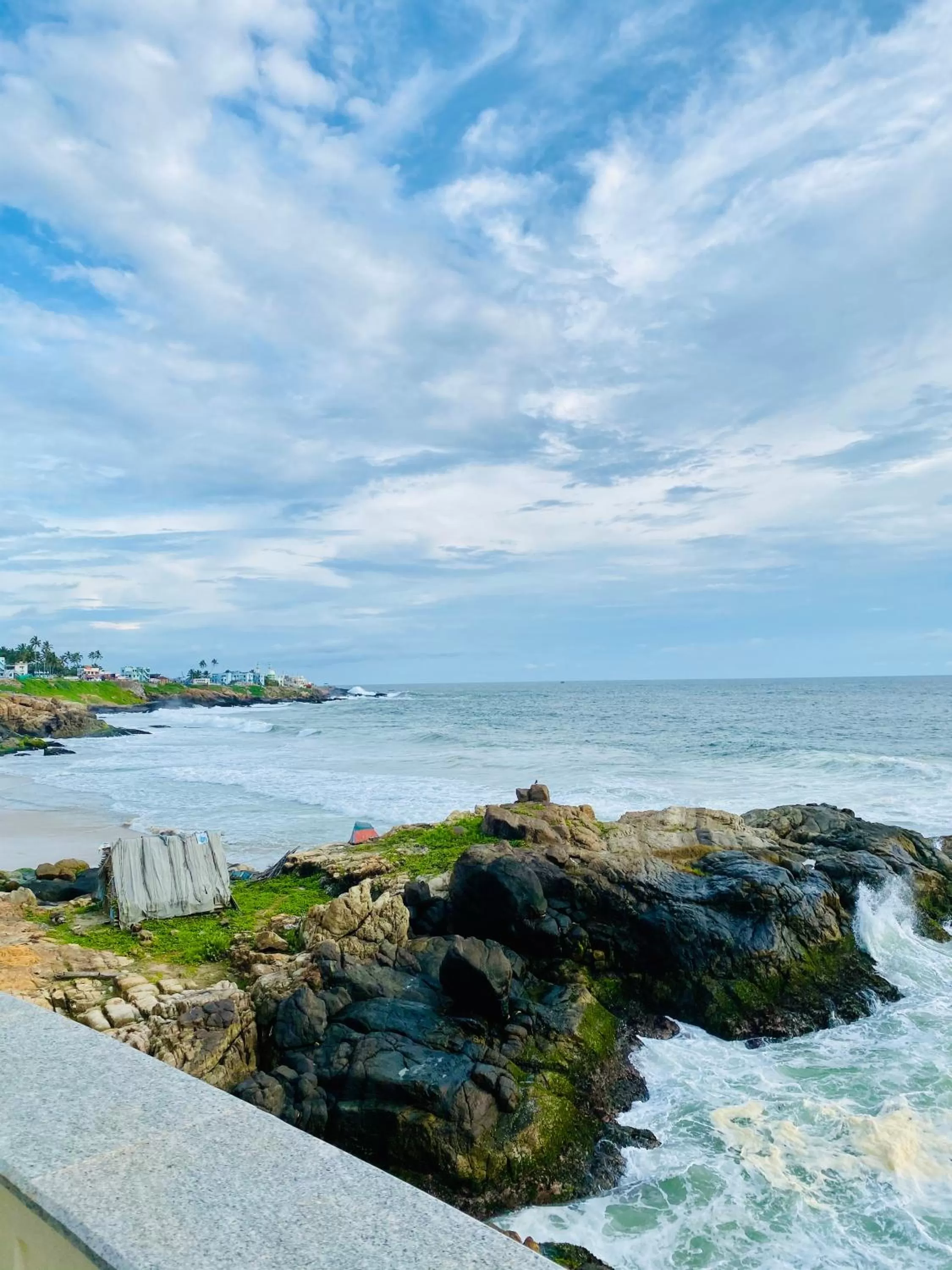 Natural landscape in Rockholm at the Light House Beach