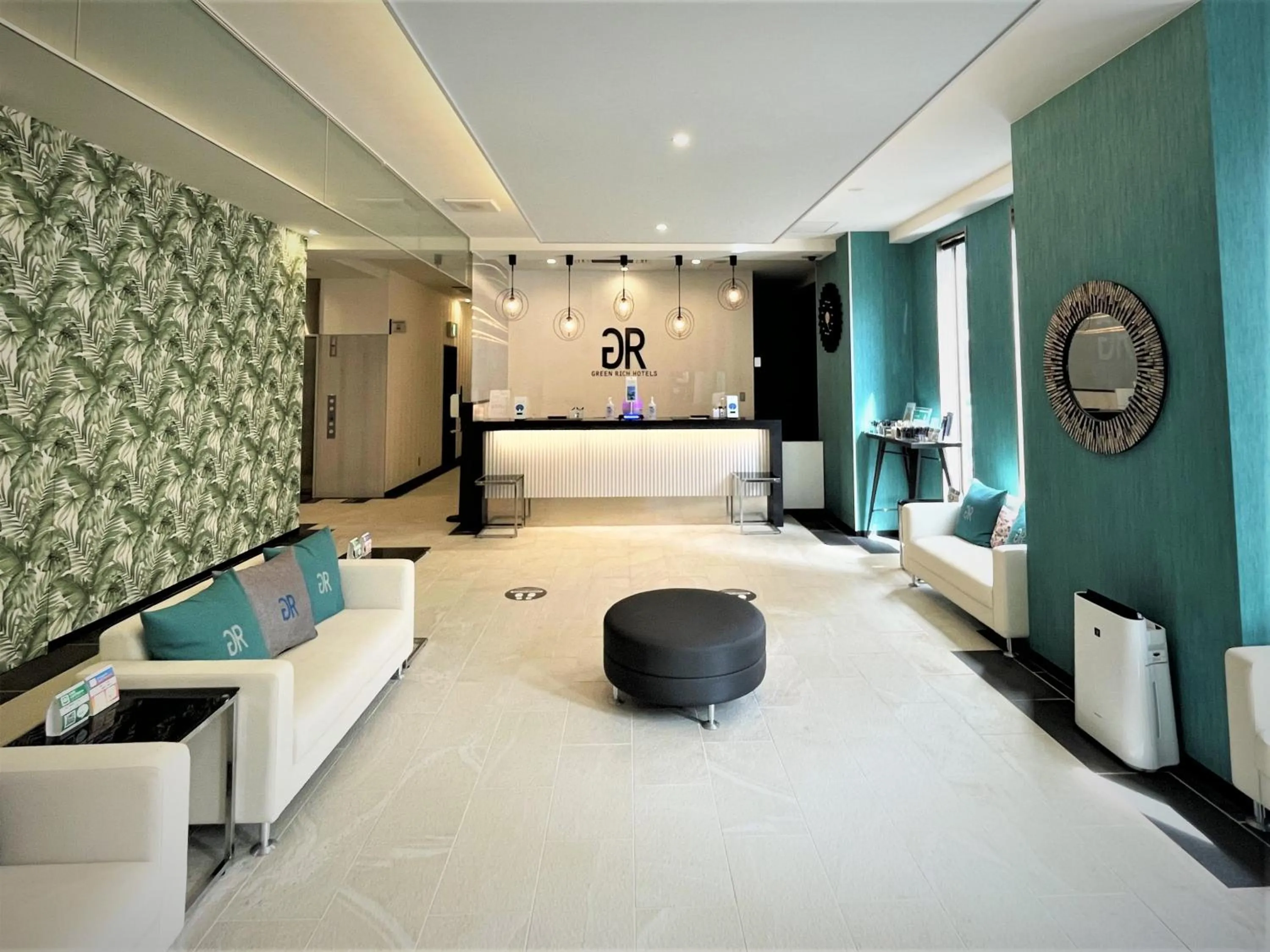 Lobby or reception, Bed in Green Rich Hotel & Capsule Naha - Artificial hot spring Futamata Yunohana