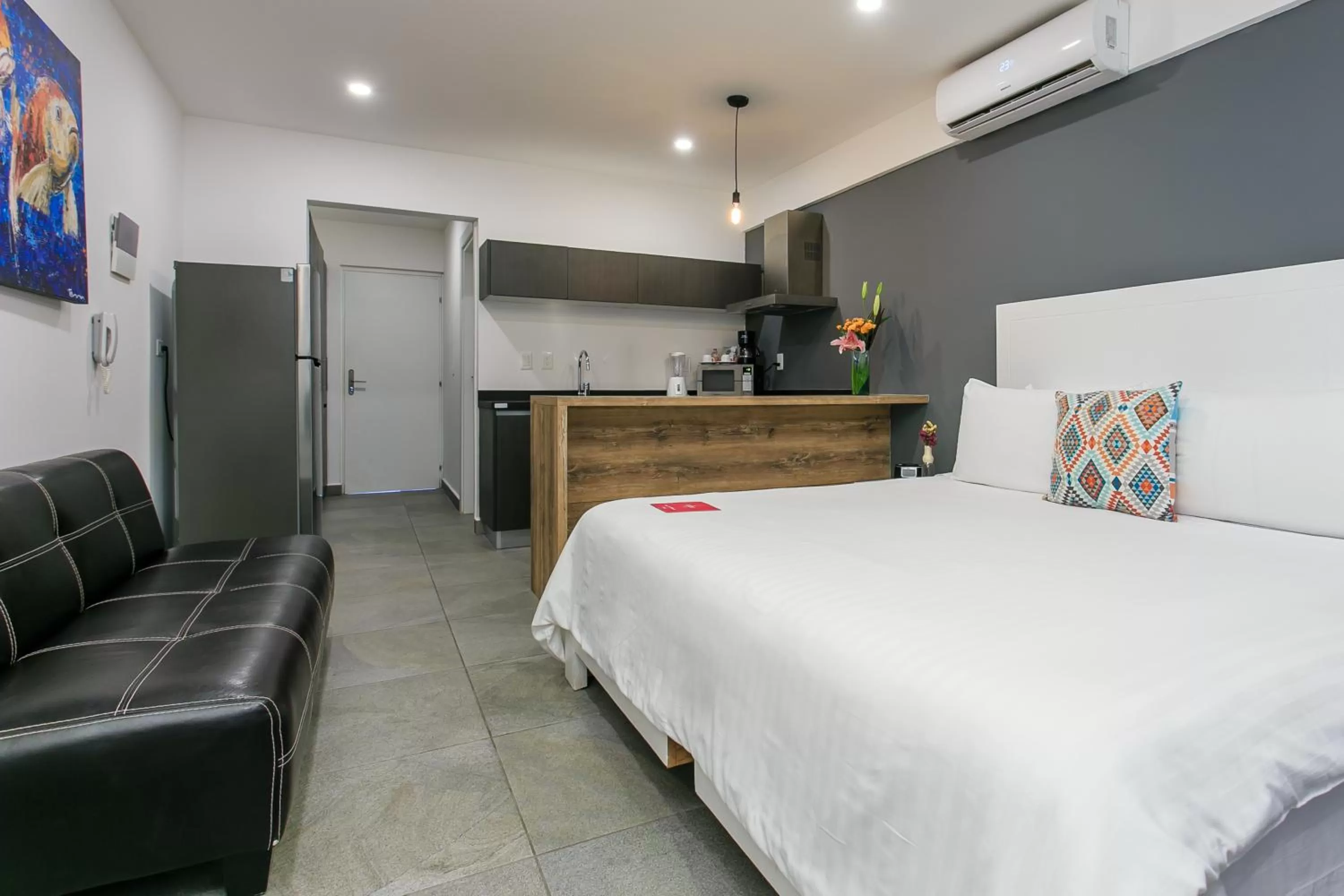 Bedroom, Bed in Studio 30 Condhotel by Nah Hotels