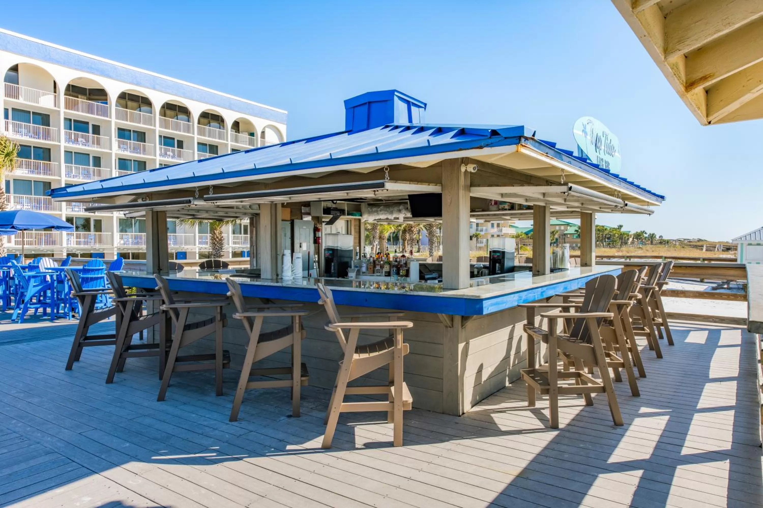 Patio in The Island Resort at Fort Walton Beach