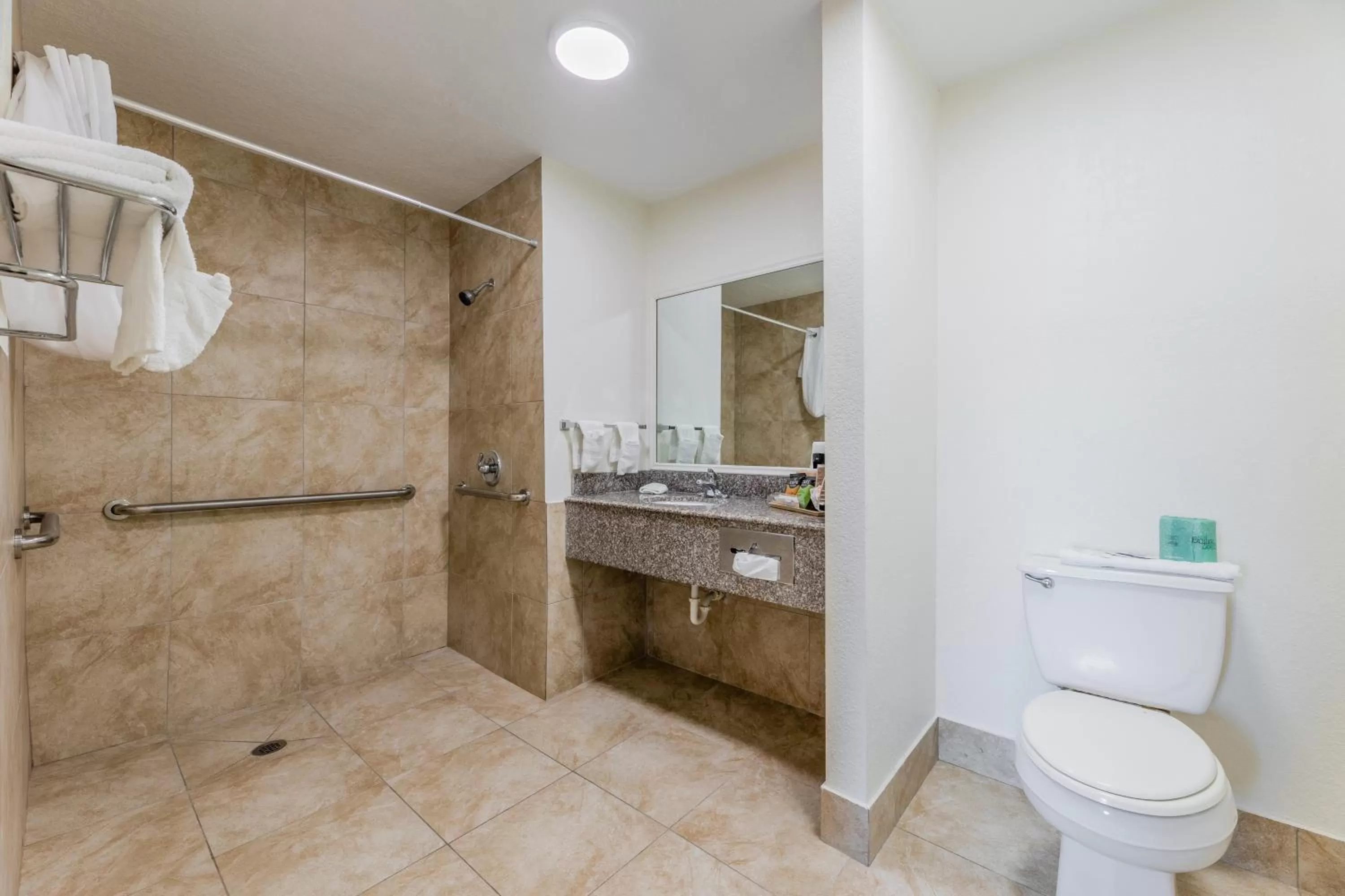 King Room - Upstairs in Motel 6 Galveston, TX Seawall