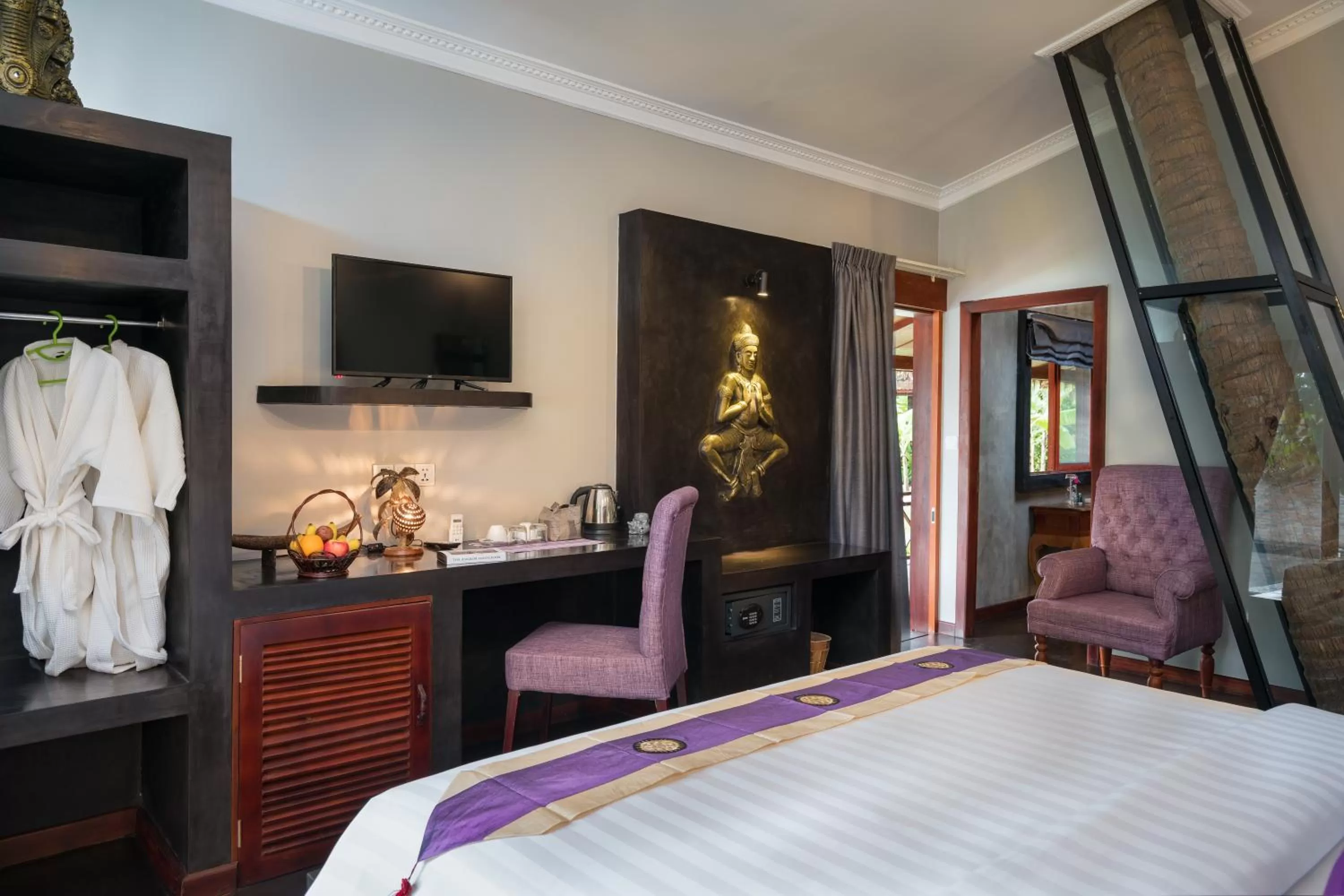 Bedroom, Bed in Authentic Khmer Village Resort