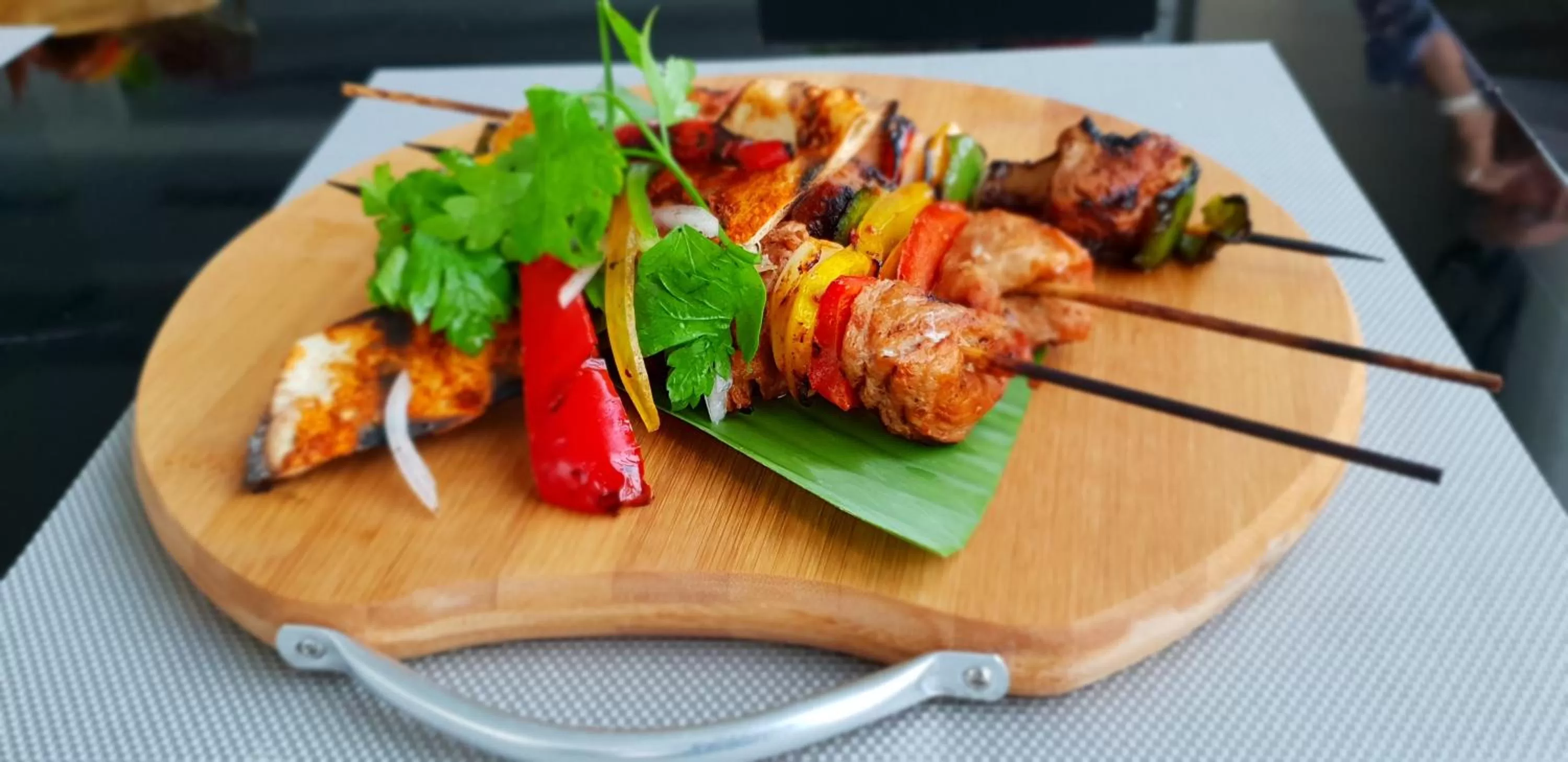 Food close-up in Orange Suites Hotel