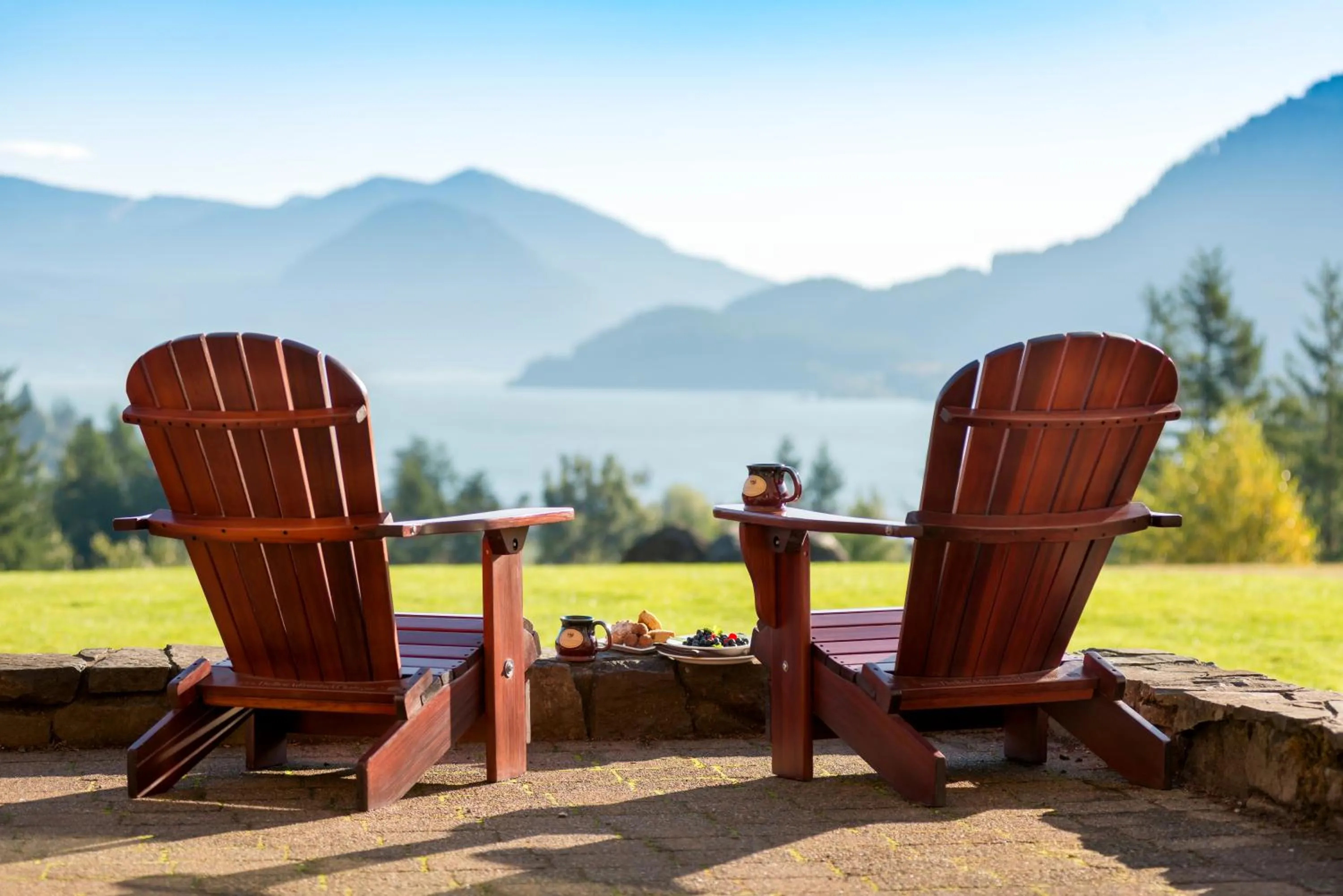 Natural landscape in Skamania Lodge