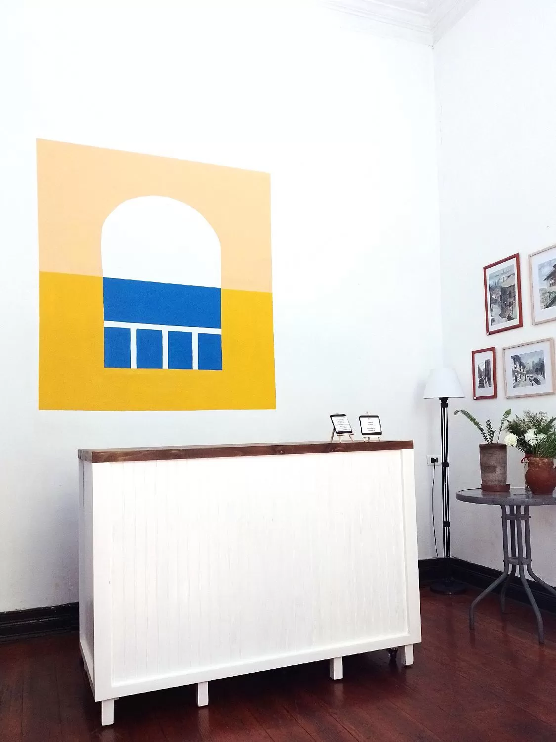 Lobby or reception, Property Logo/Sign in La Galería B&B