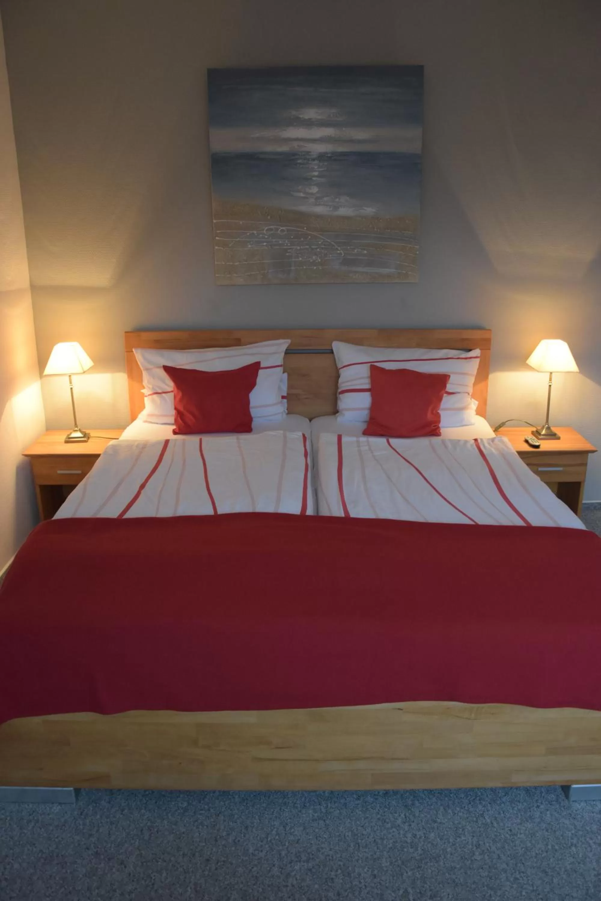 Bed in Hotel garni Seeluft Büsum