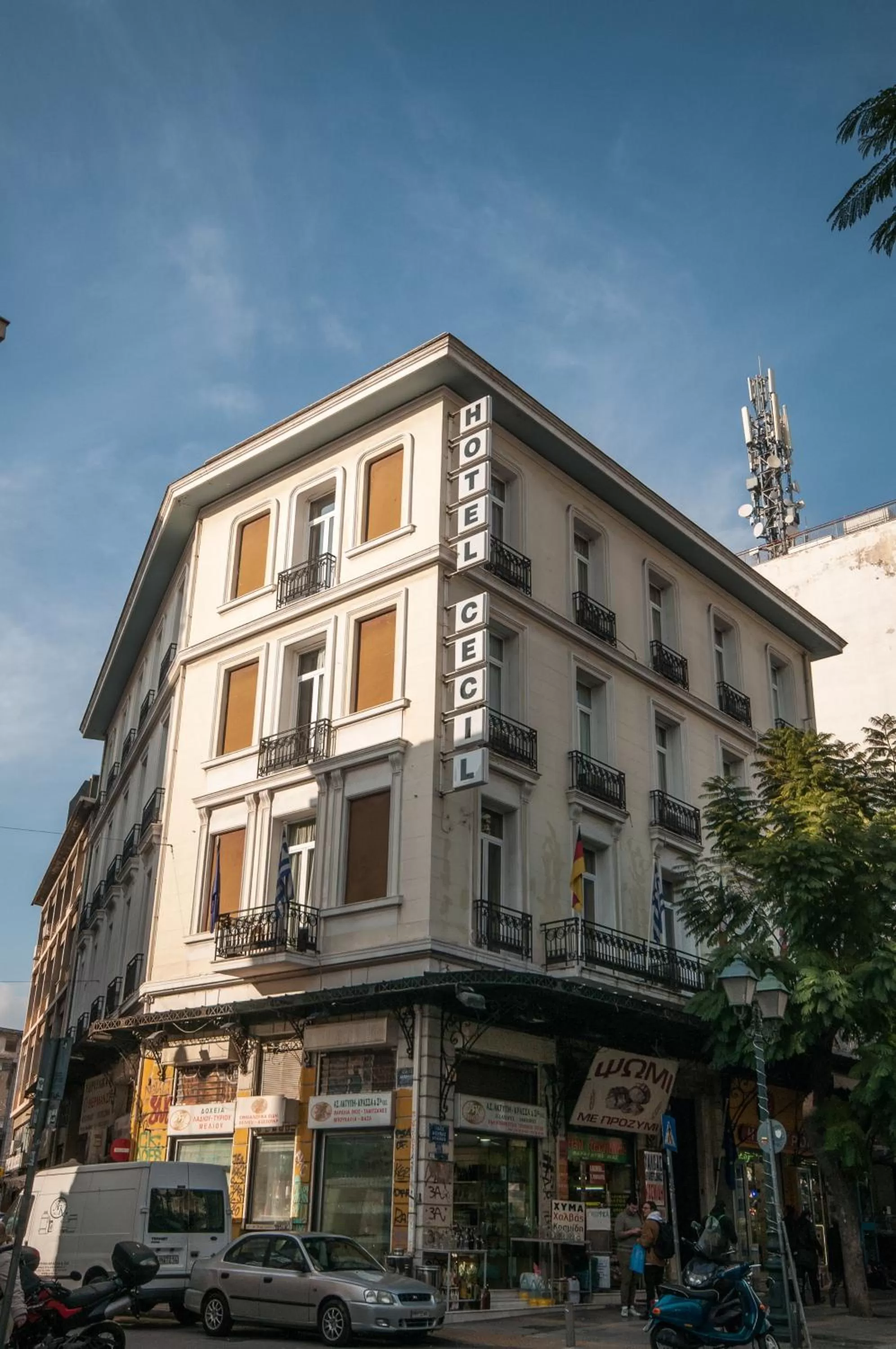 Property building in Cecil Hotel