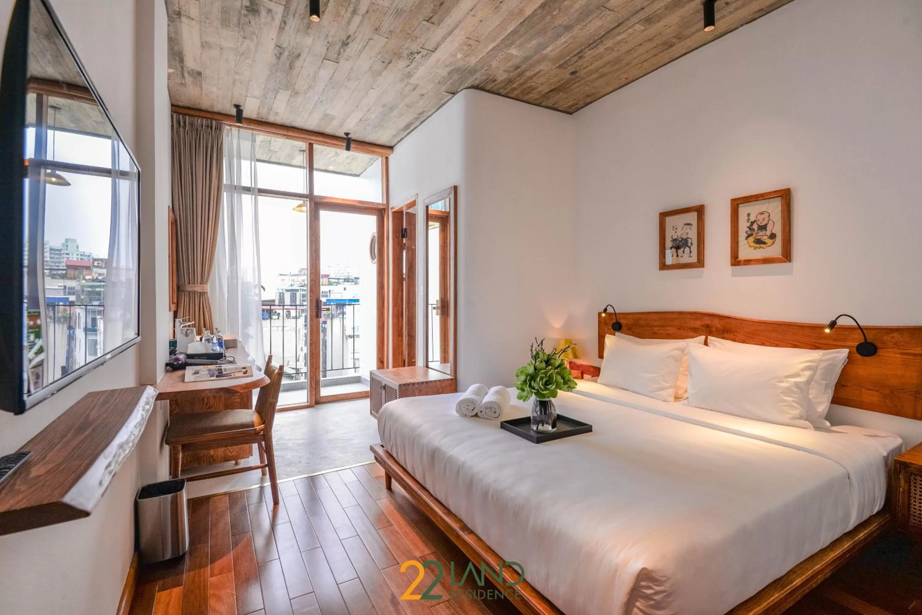 Bed in 22Land Hotel & Residence