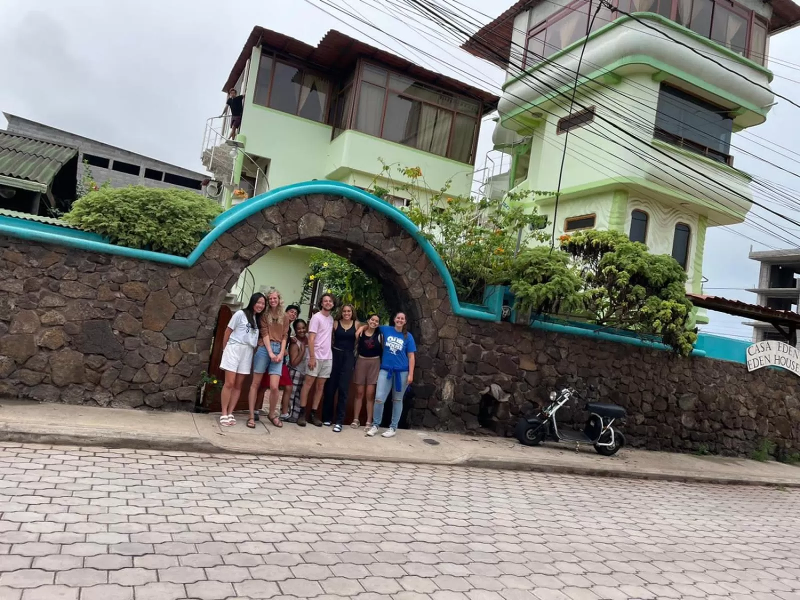 Property Building in Hostal Casa Edén