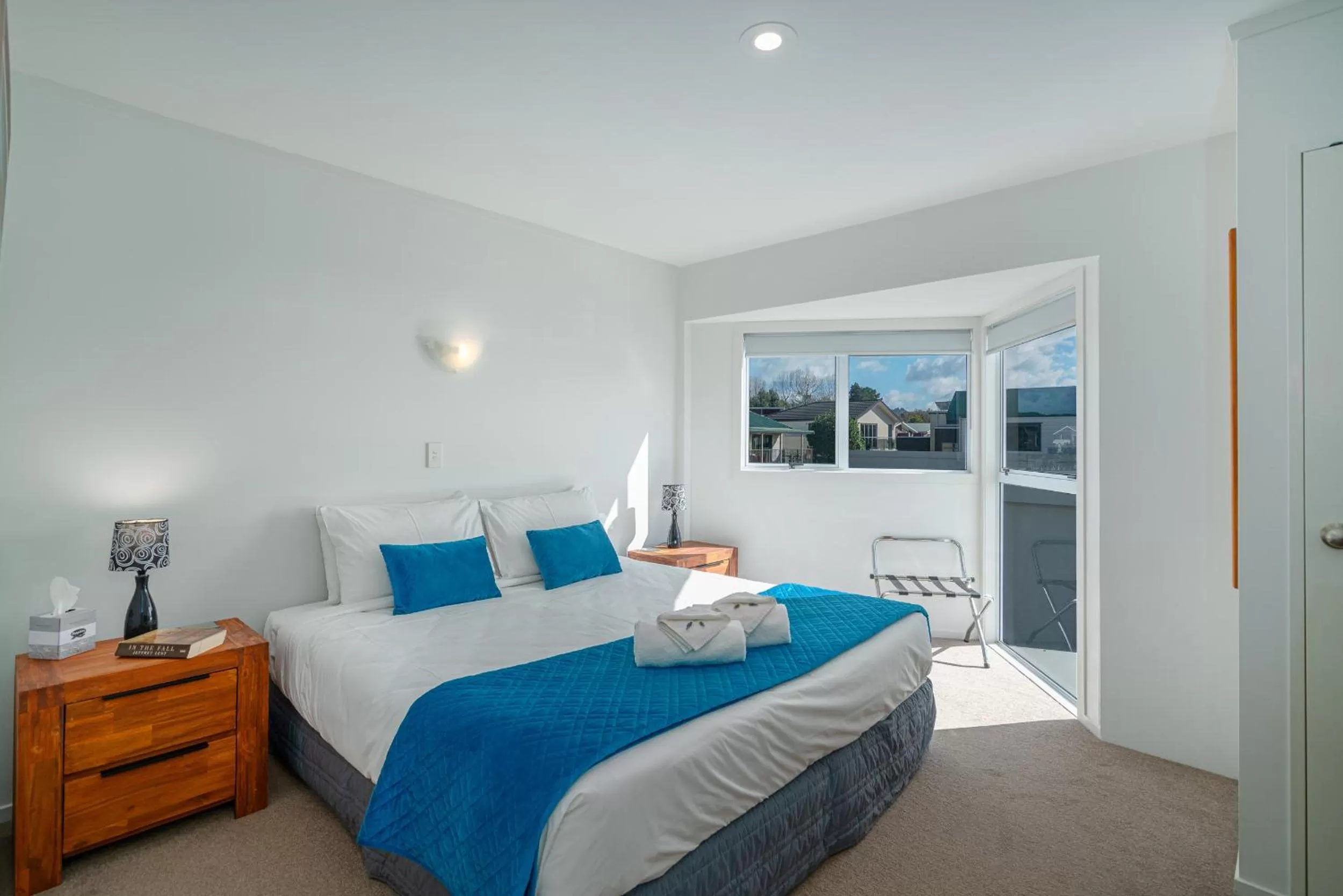 Bed in Waterfront Apartments Whitianga