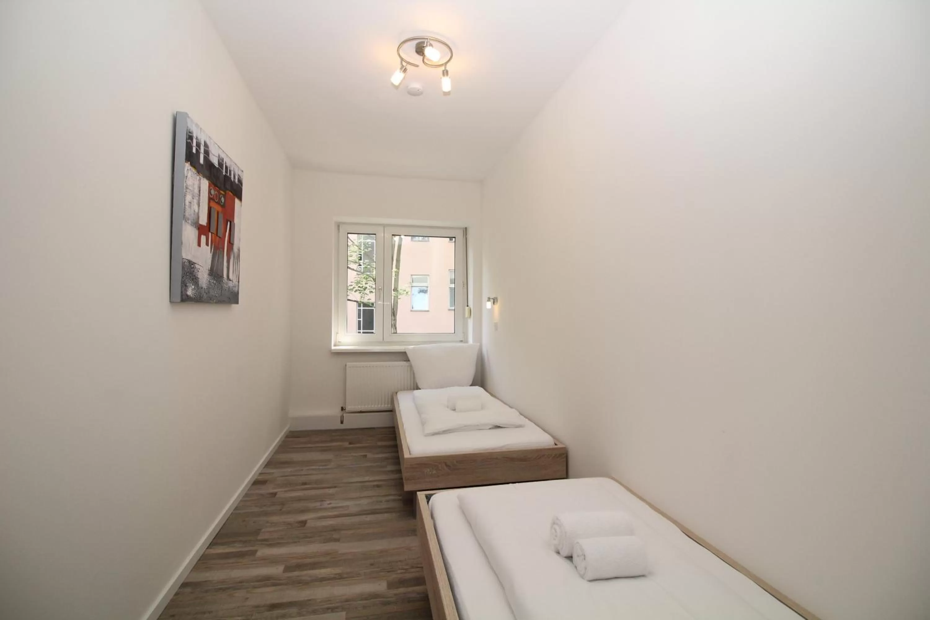 Bedroom, Bed in Apartments Tempelhof