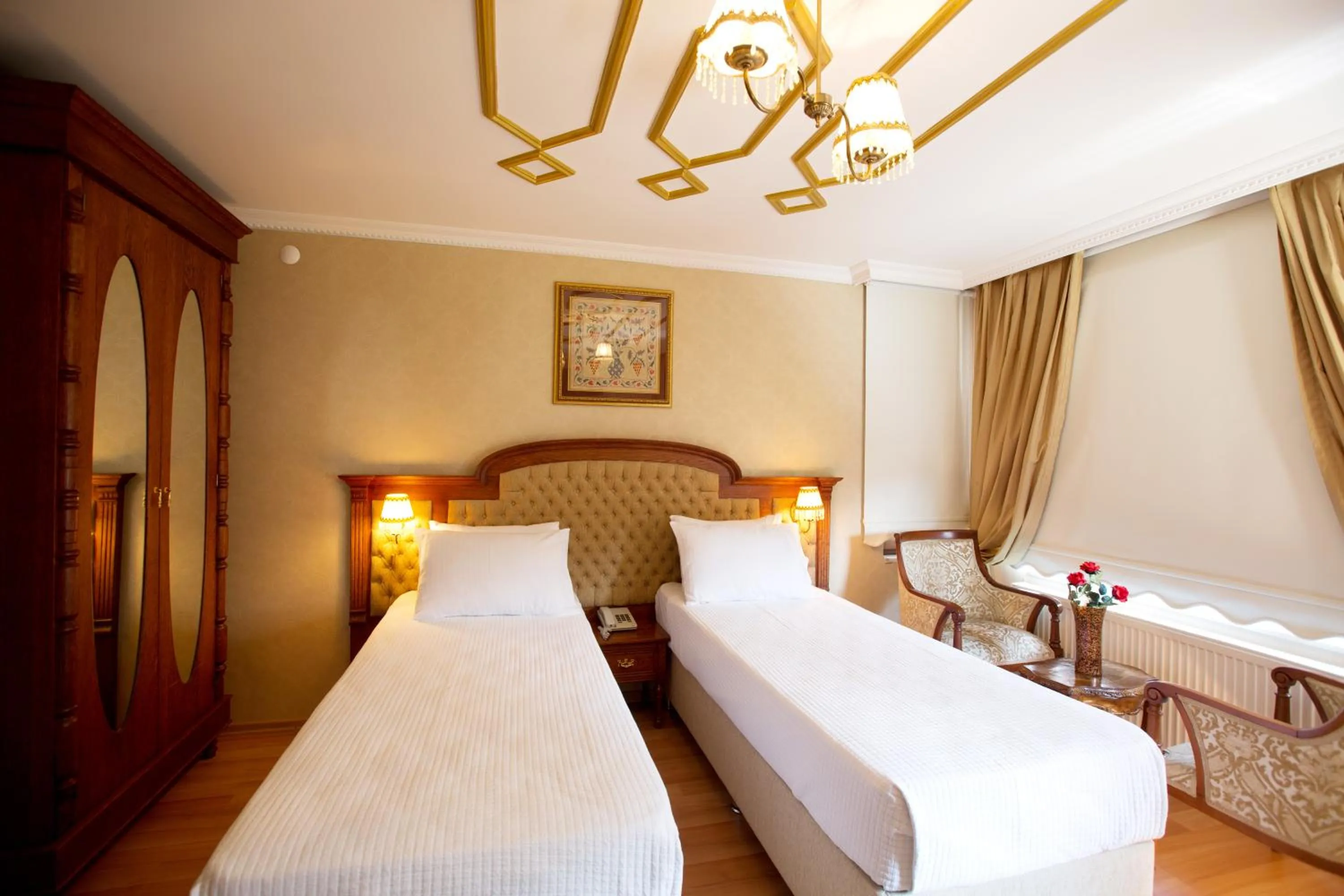 Decorative detail, Bed in Aruna Boutique Hotel