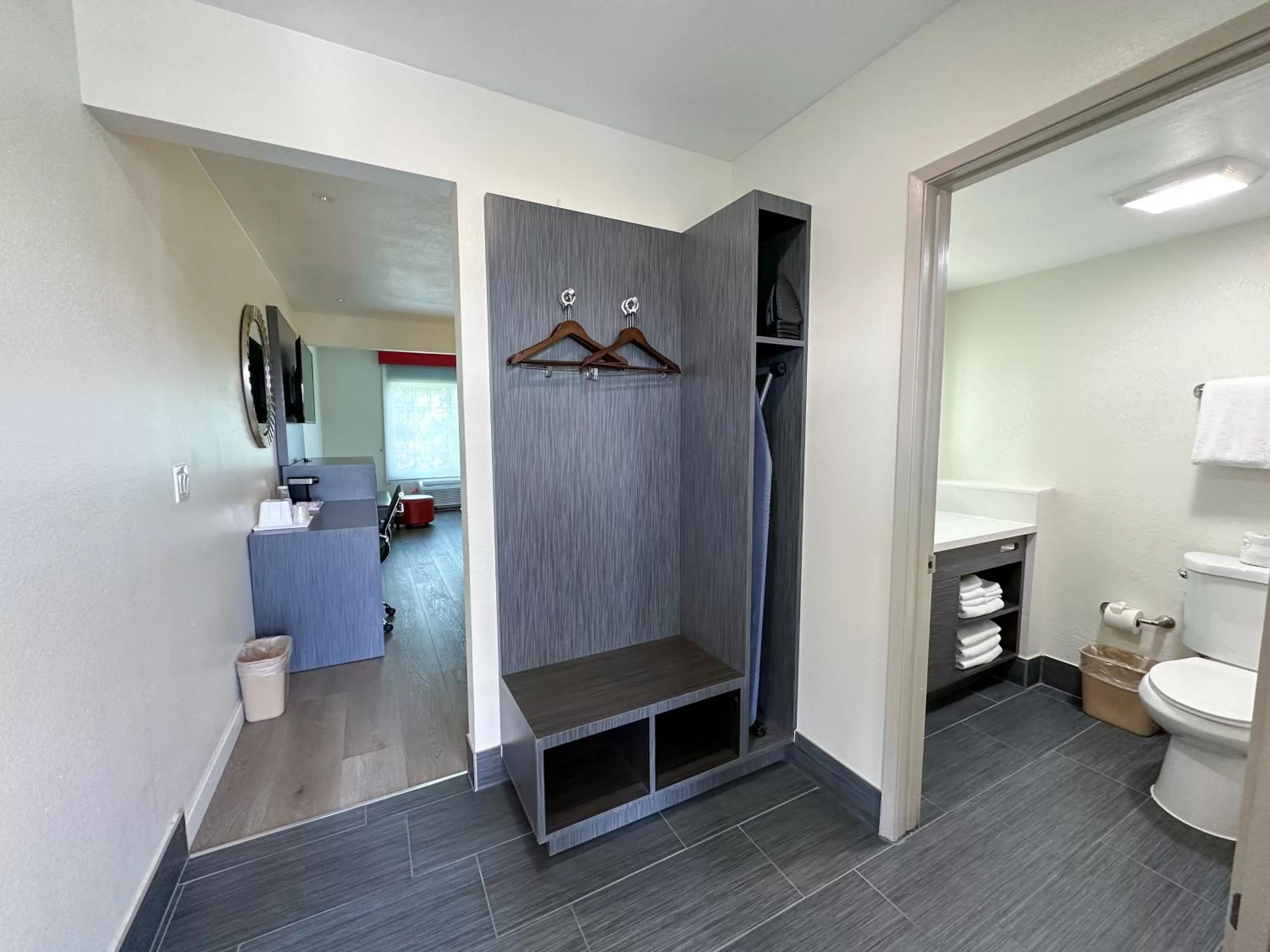 Bathroom in Ramada by Wyndham Anaheim Convention Center