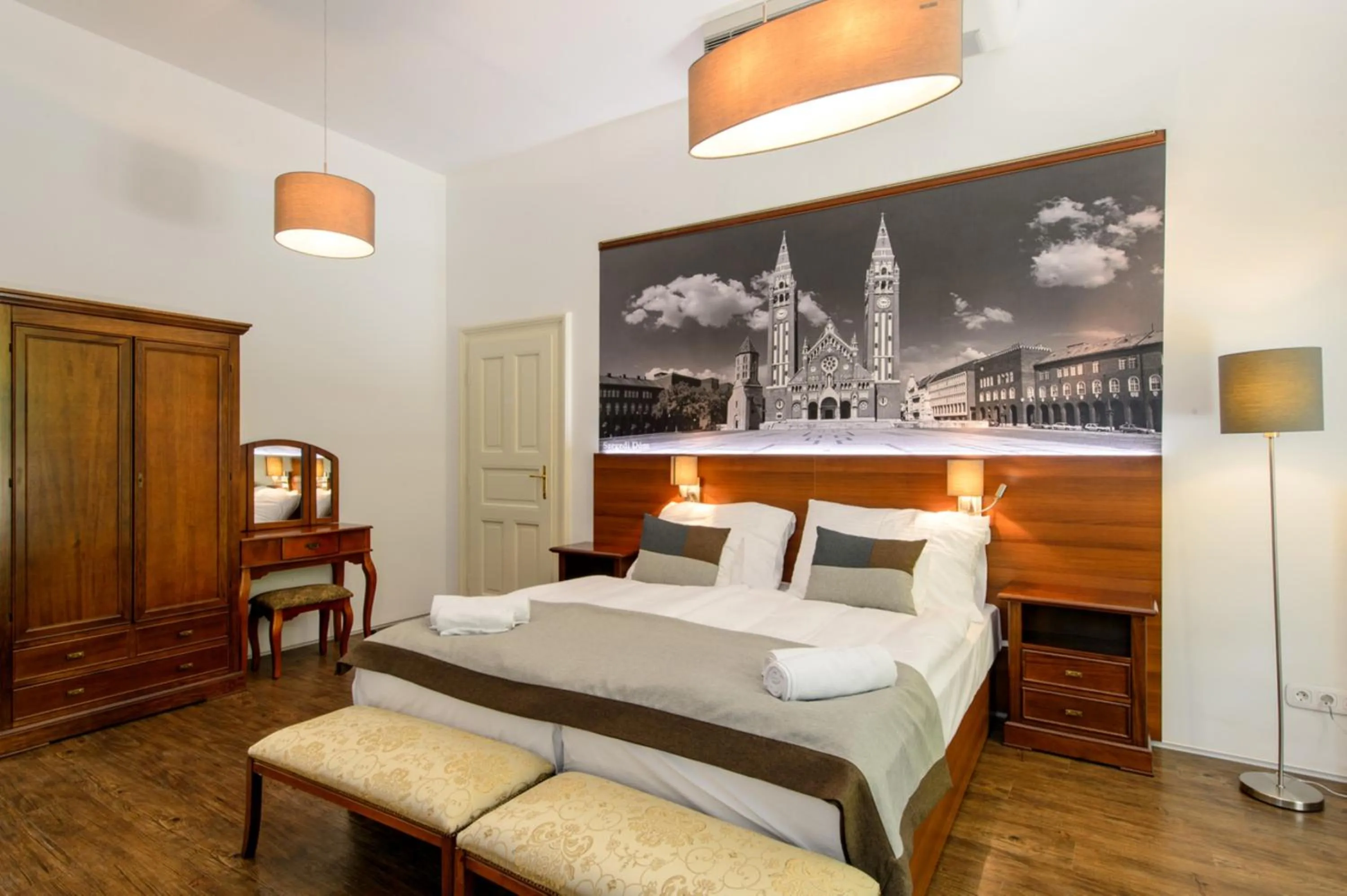 Bedroom, Bed in Klebelsberg Kastély Budapest