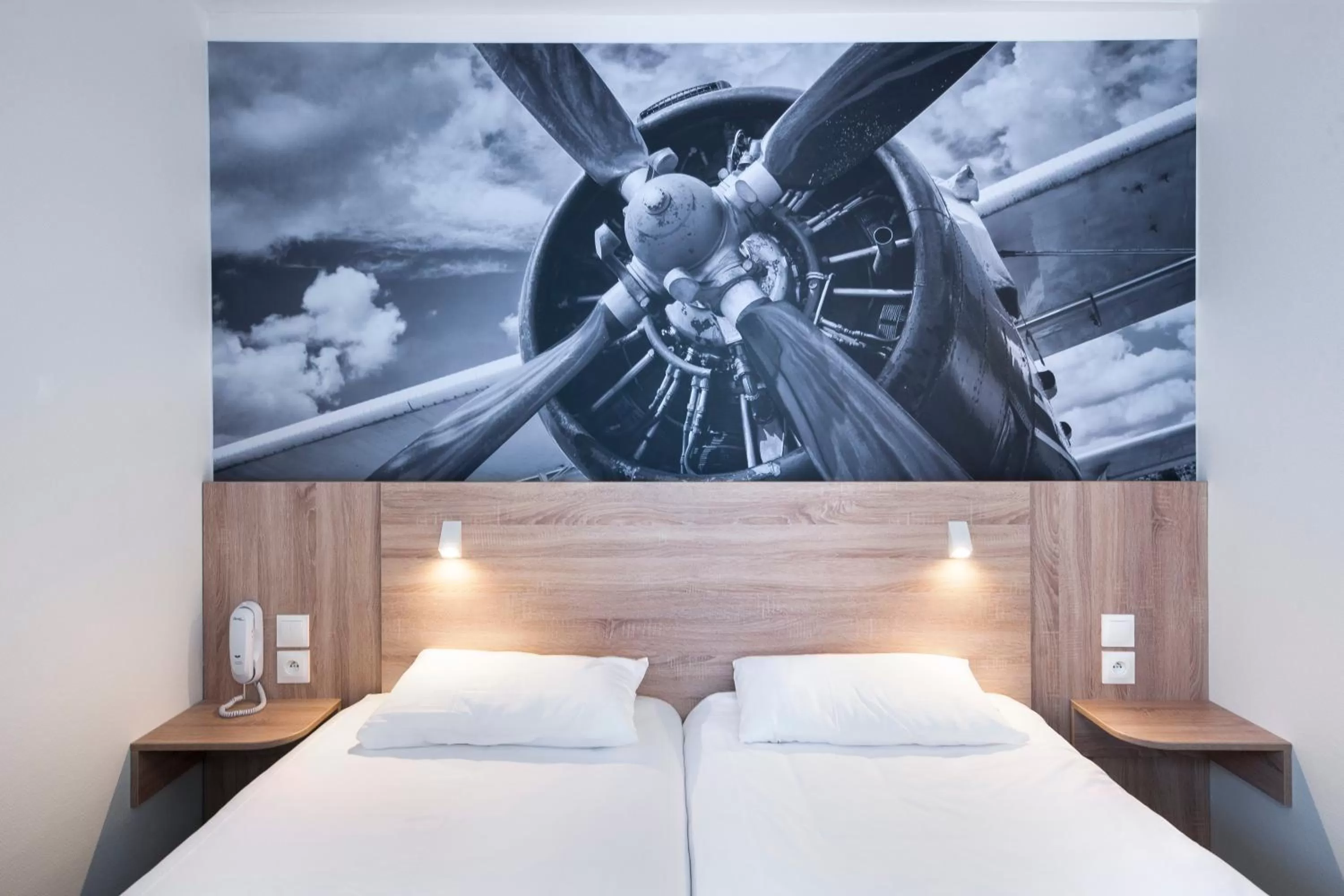 Bed in Kyriad Annemasse - Geneve