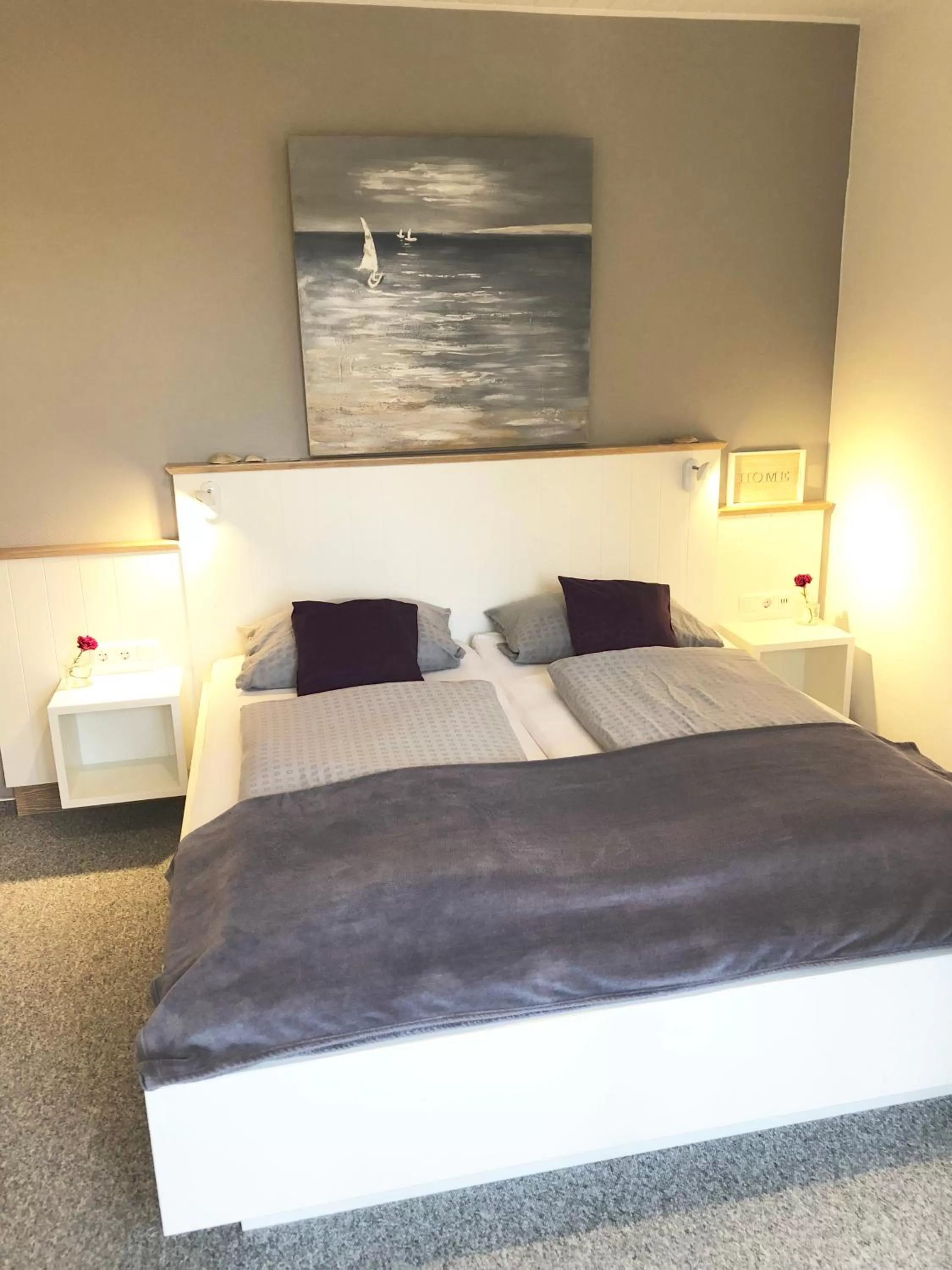 Bed in Hotel garni Seeluft Büsum