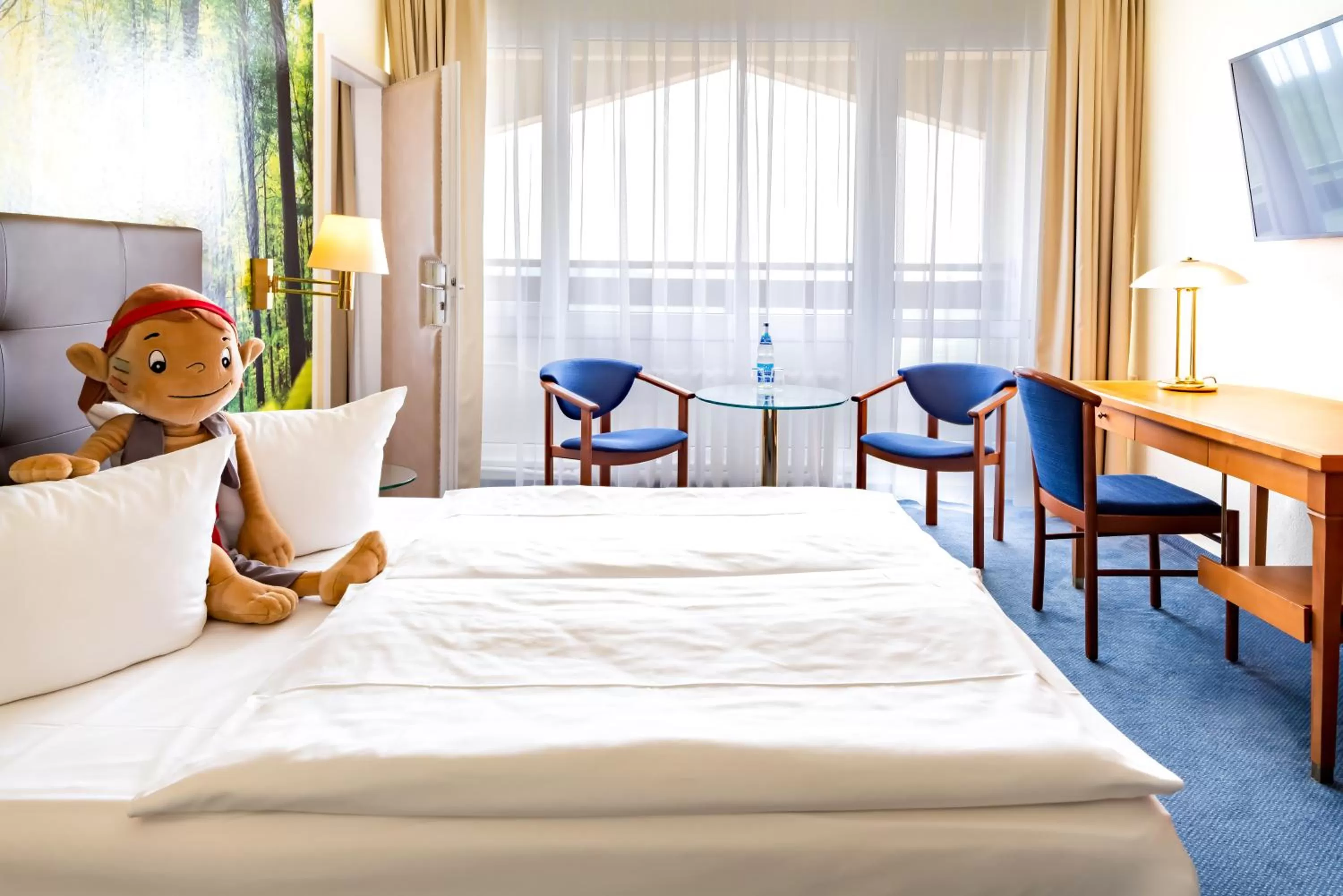 Bed in AHORN Berghotel Friedrichroda