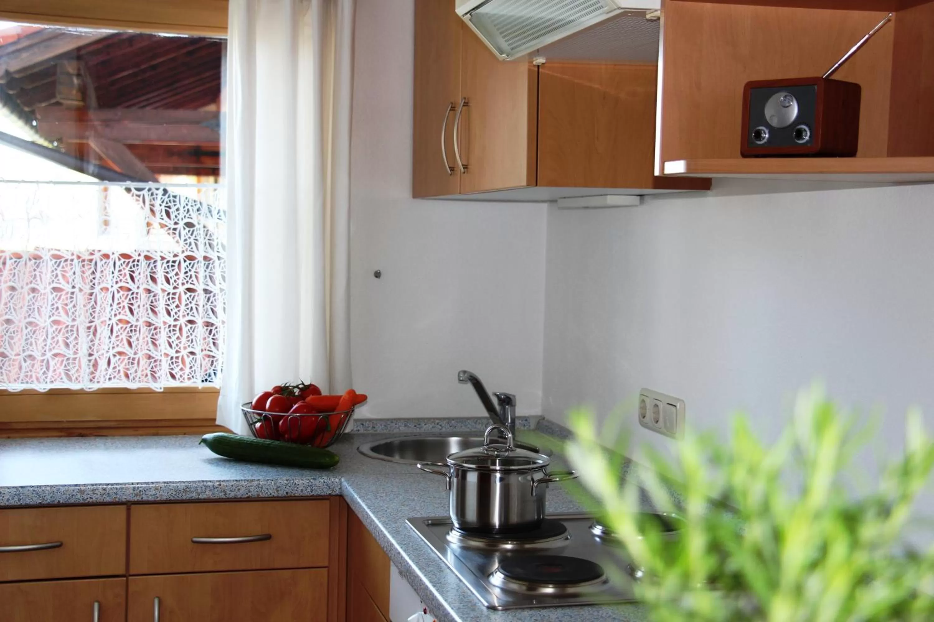 Kitchen or kitchenette in Landhaus Grobert