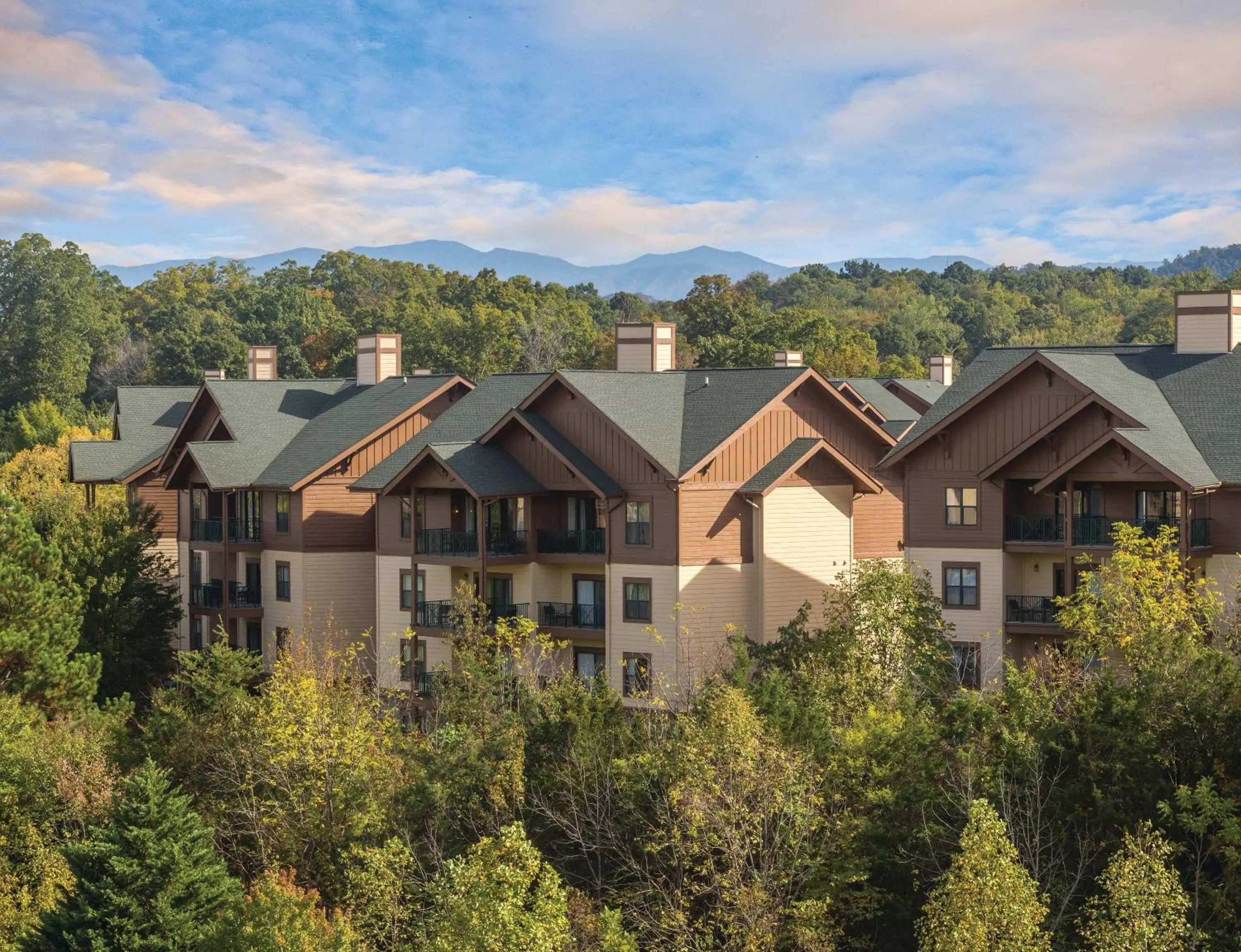Property building in Club Wyndham Smoky Mountains