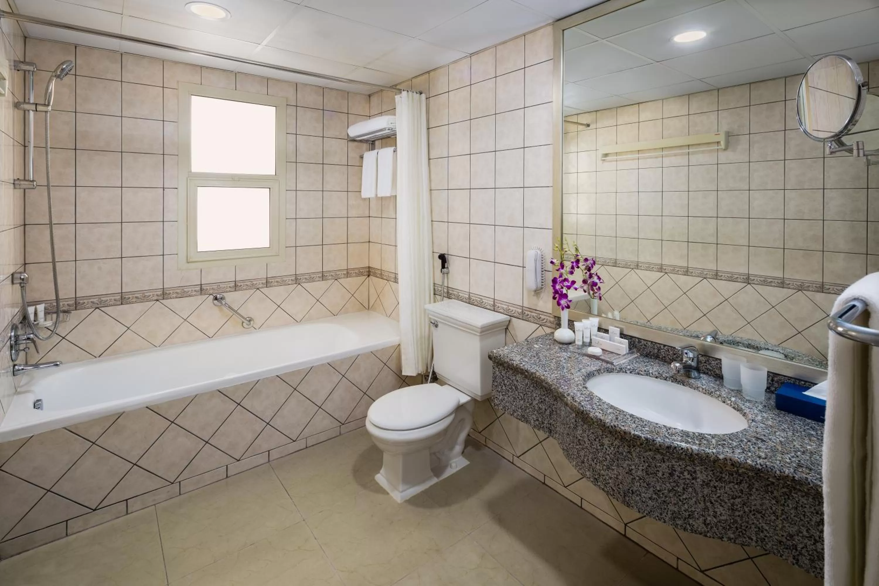 Shower in Savoy Crest Hotel Apartments