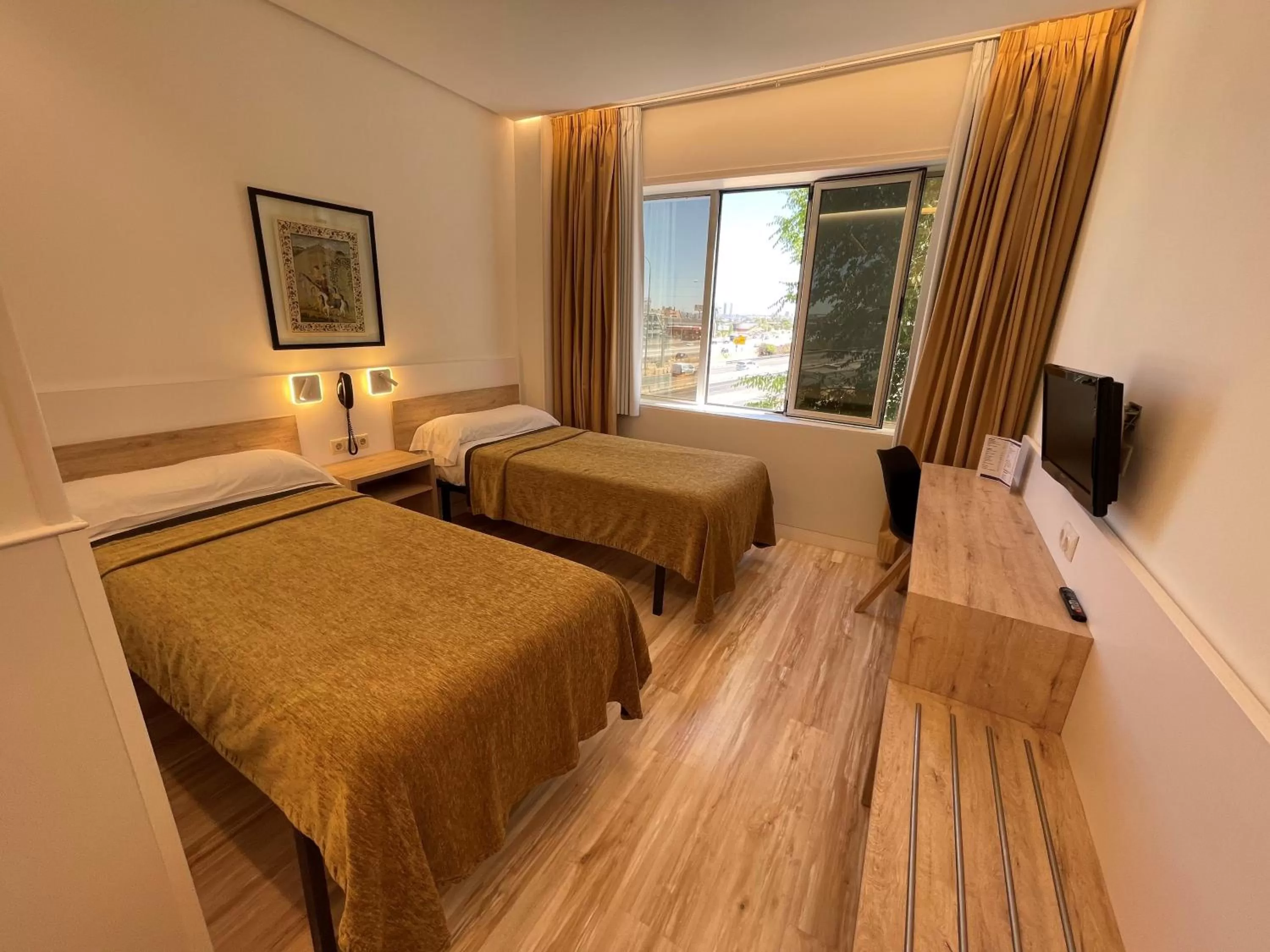 Bed in Hotel Concordy