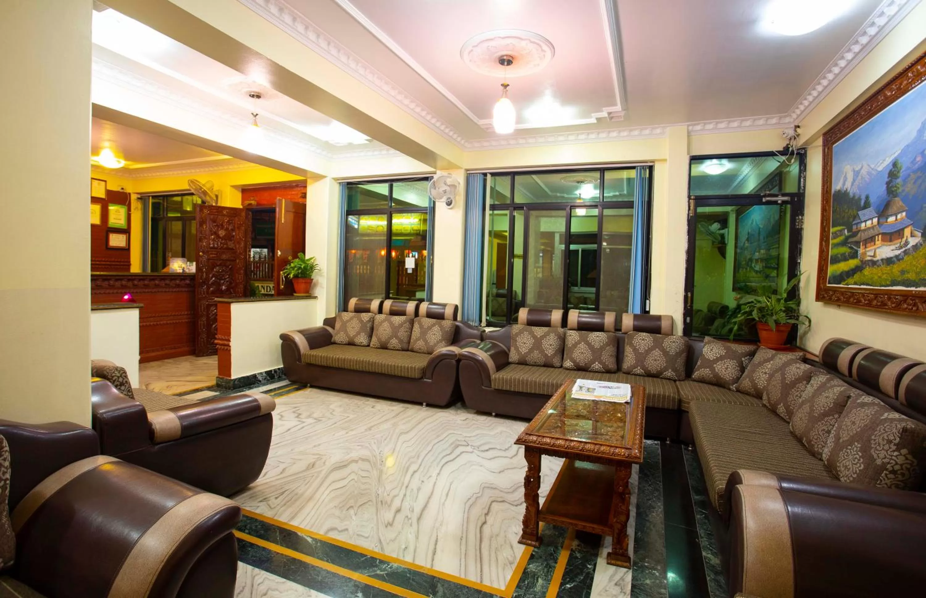 Seating area in Hotel Splendid View