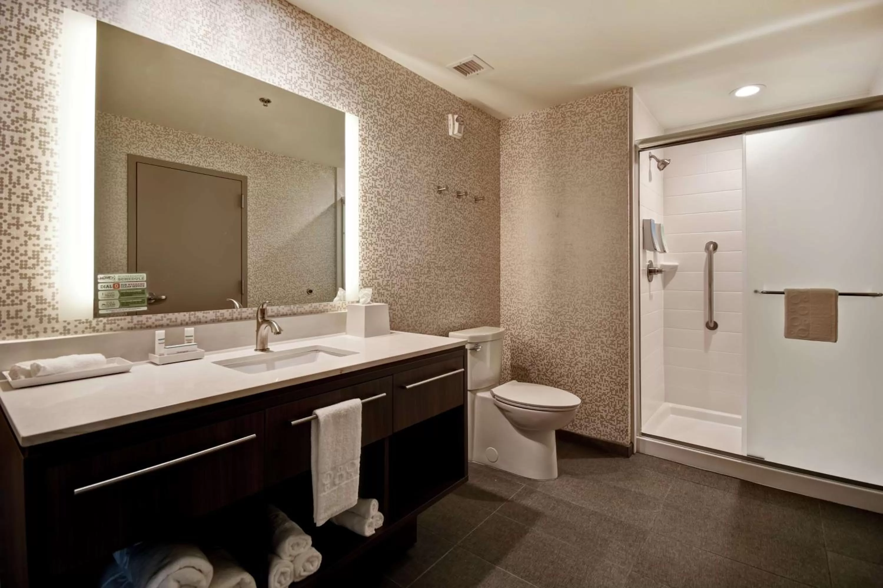 Bathroom in Home2 Suites By Hilton Birmingham/Fultondale, Al