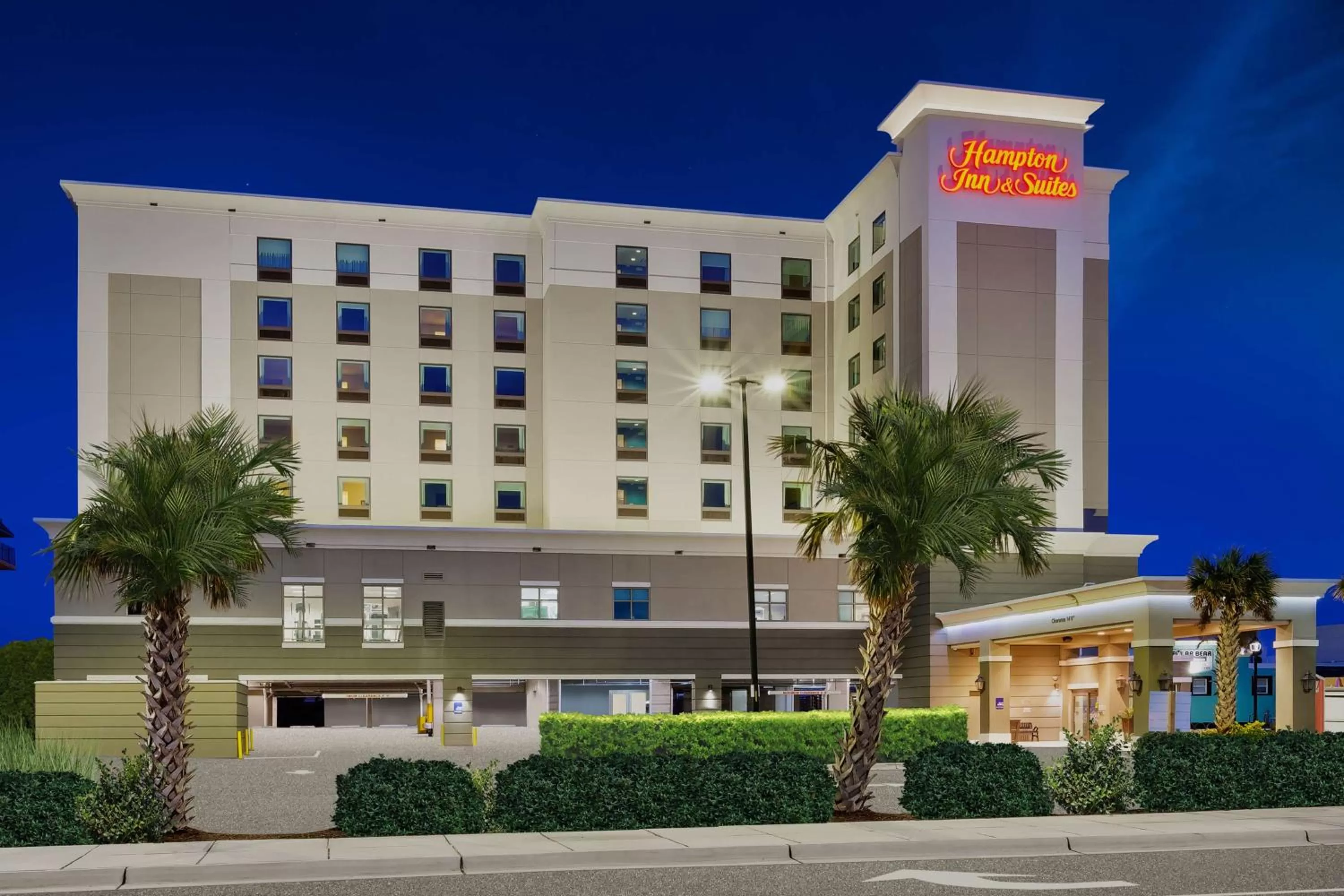 Property building in Hampton Inn & Suites by Hilton Carolina Beach Oceanfront
