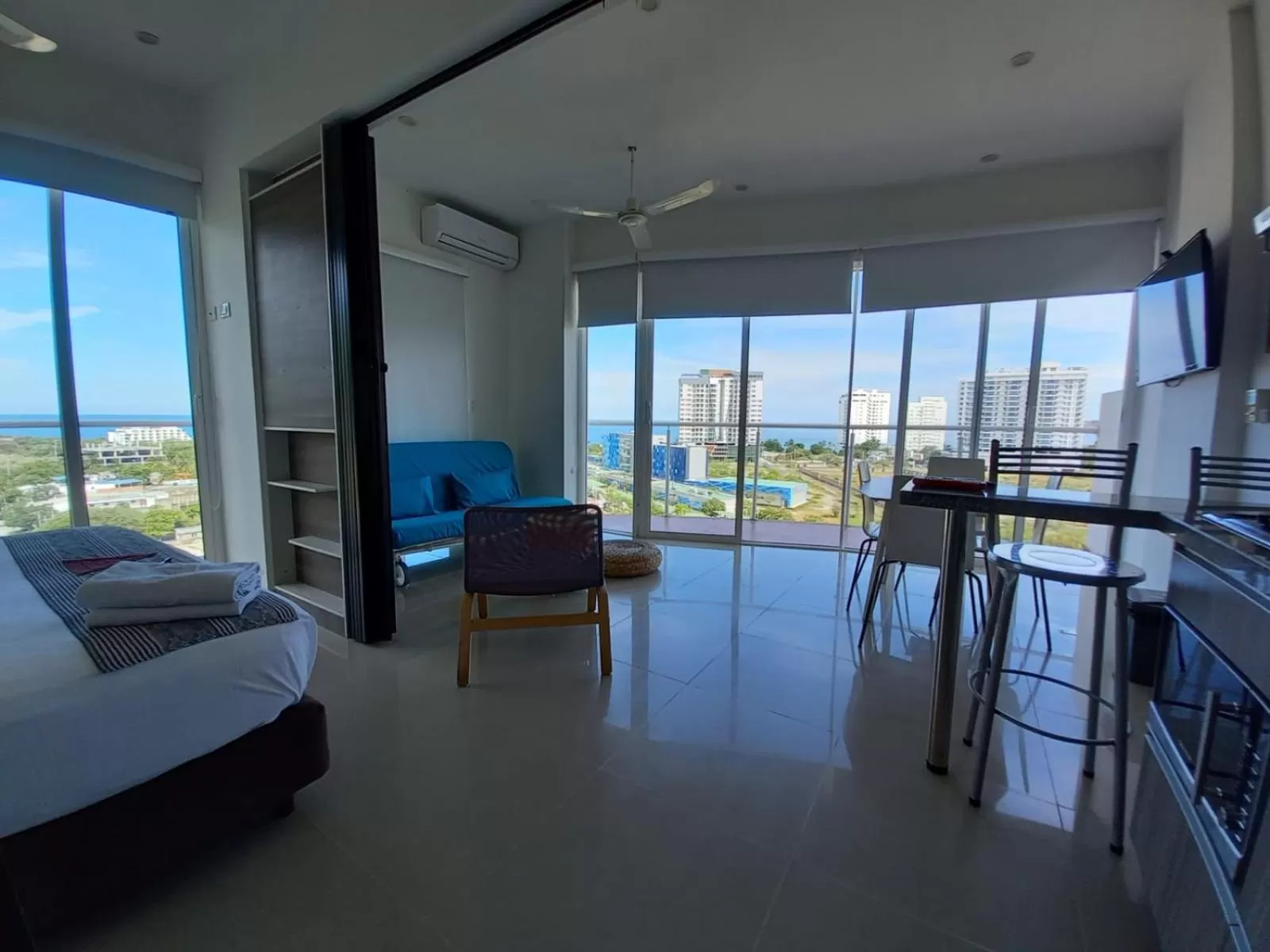 Bed in Terrazas Tayrona Travelers Apartamentos y Suites