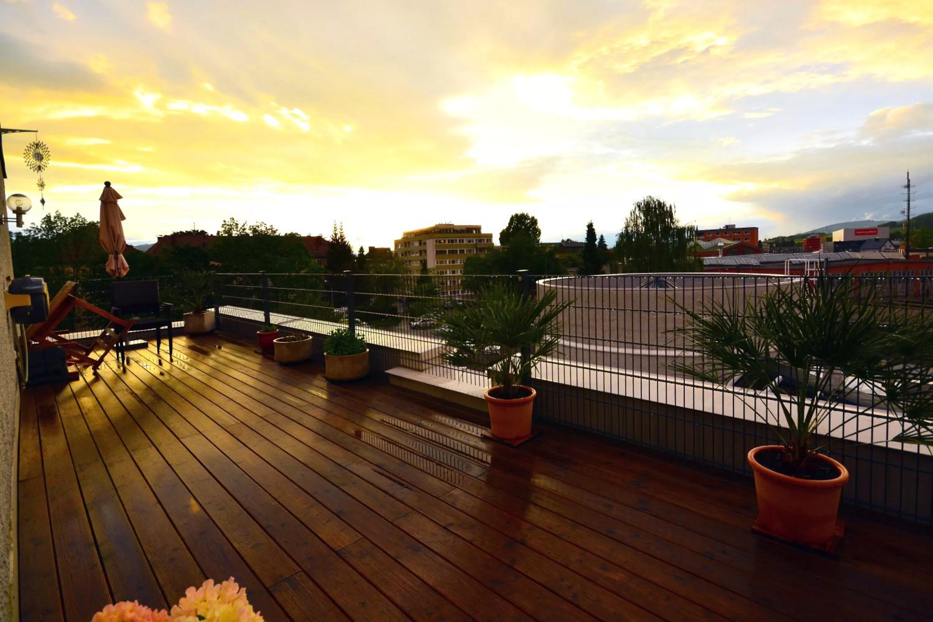 Balcony/Terrace in Parkhotel Brunauer