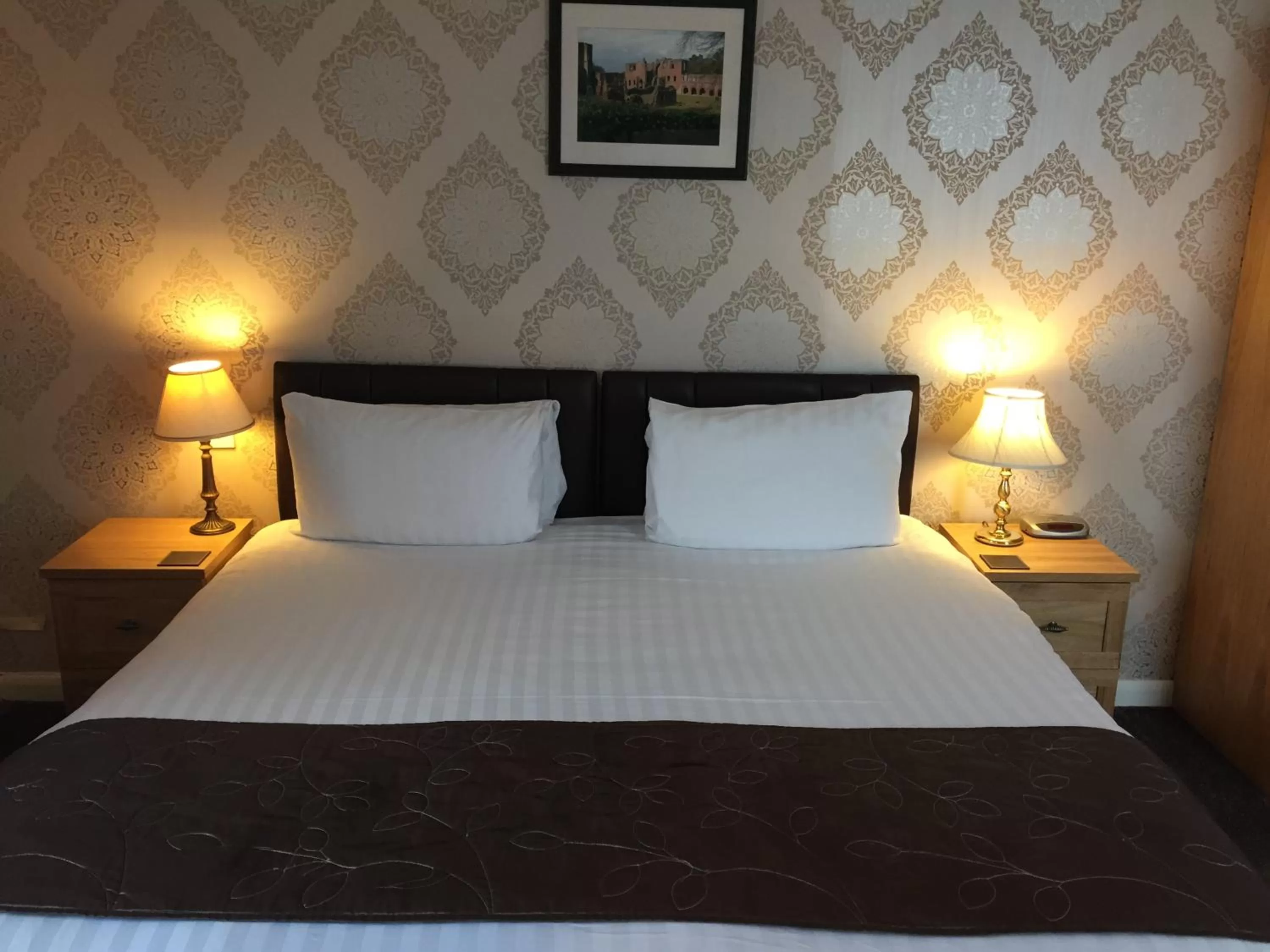 Bed in The Chetwynde Hotel