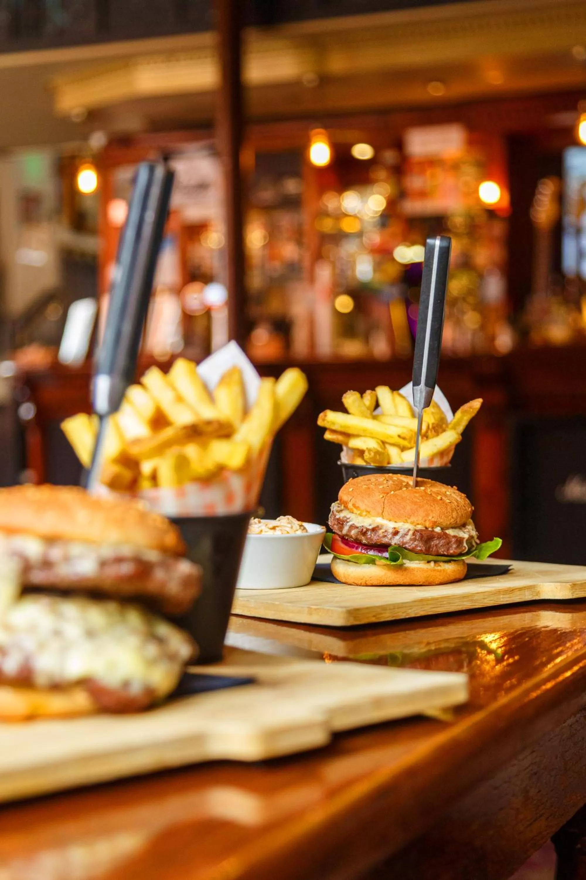 Food close-up in The Saddle Inn