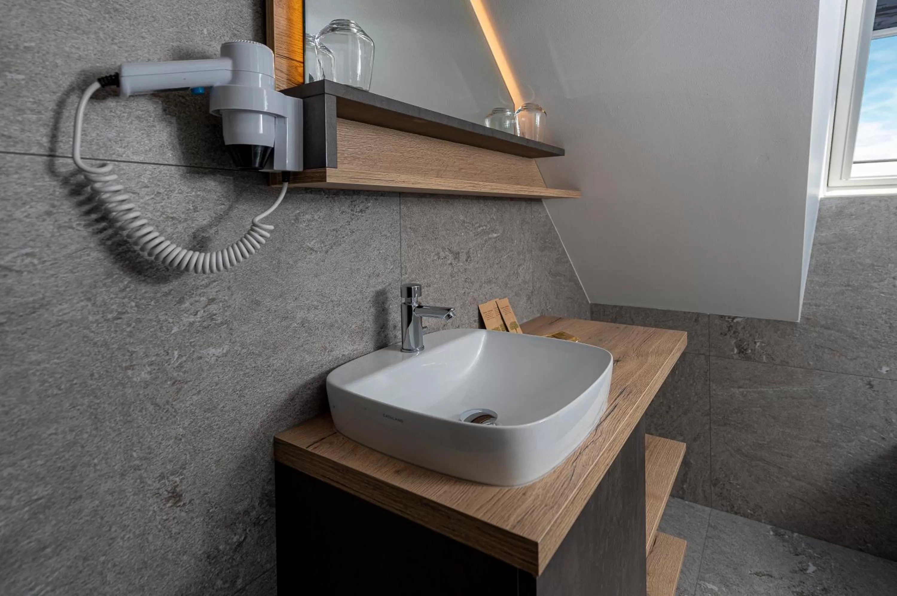 Bathroom in Veldes B&B