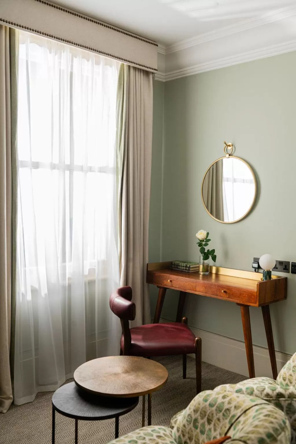 Seating area in The Tophams Hotel