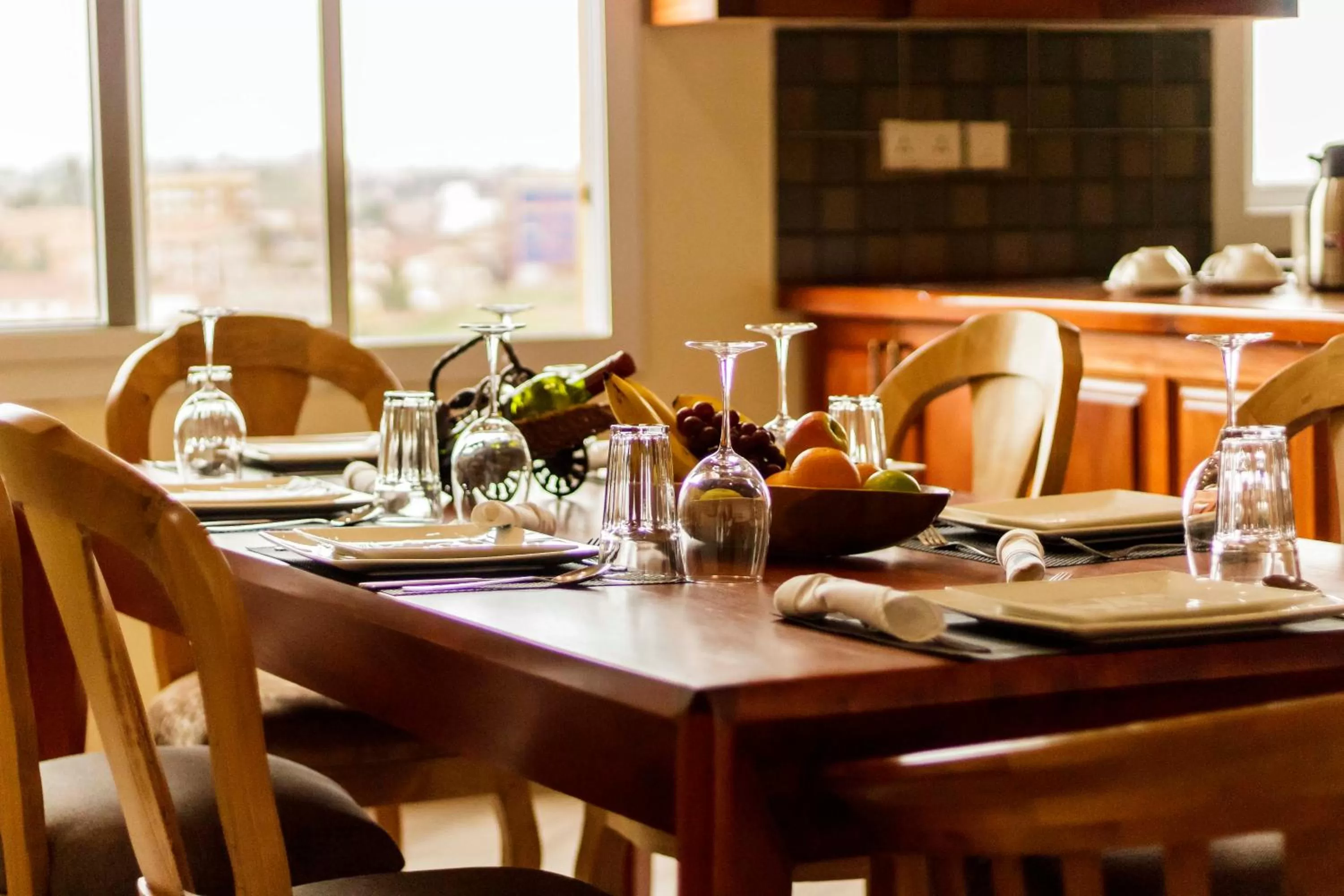 Dining area in Hotel Duomo and Suites