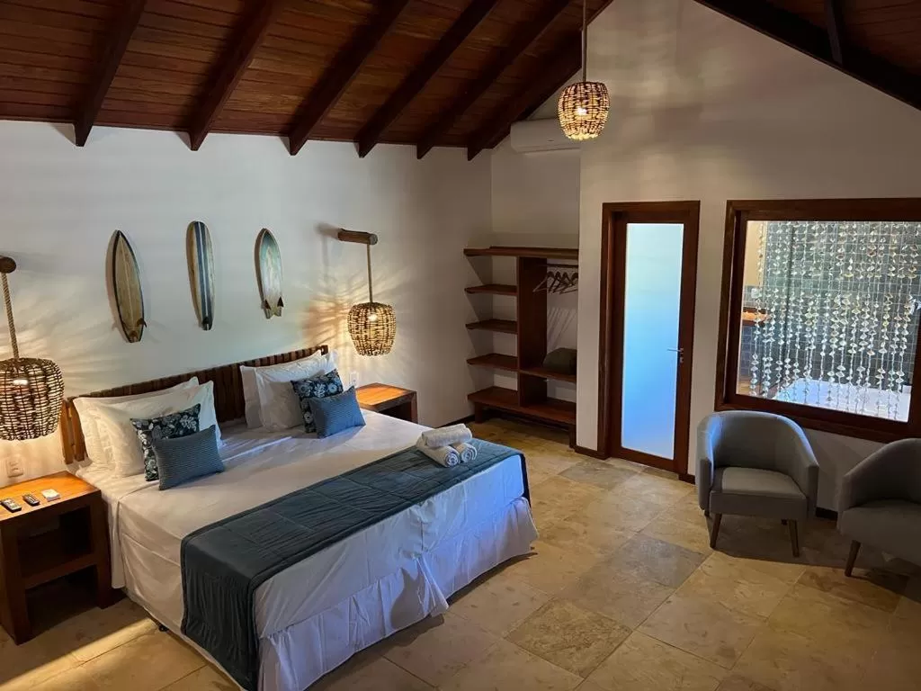 Bed in Kauli Seadi Beach Hotel