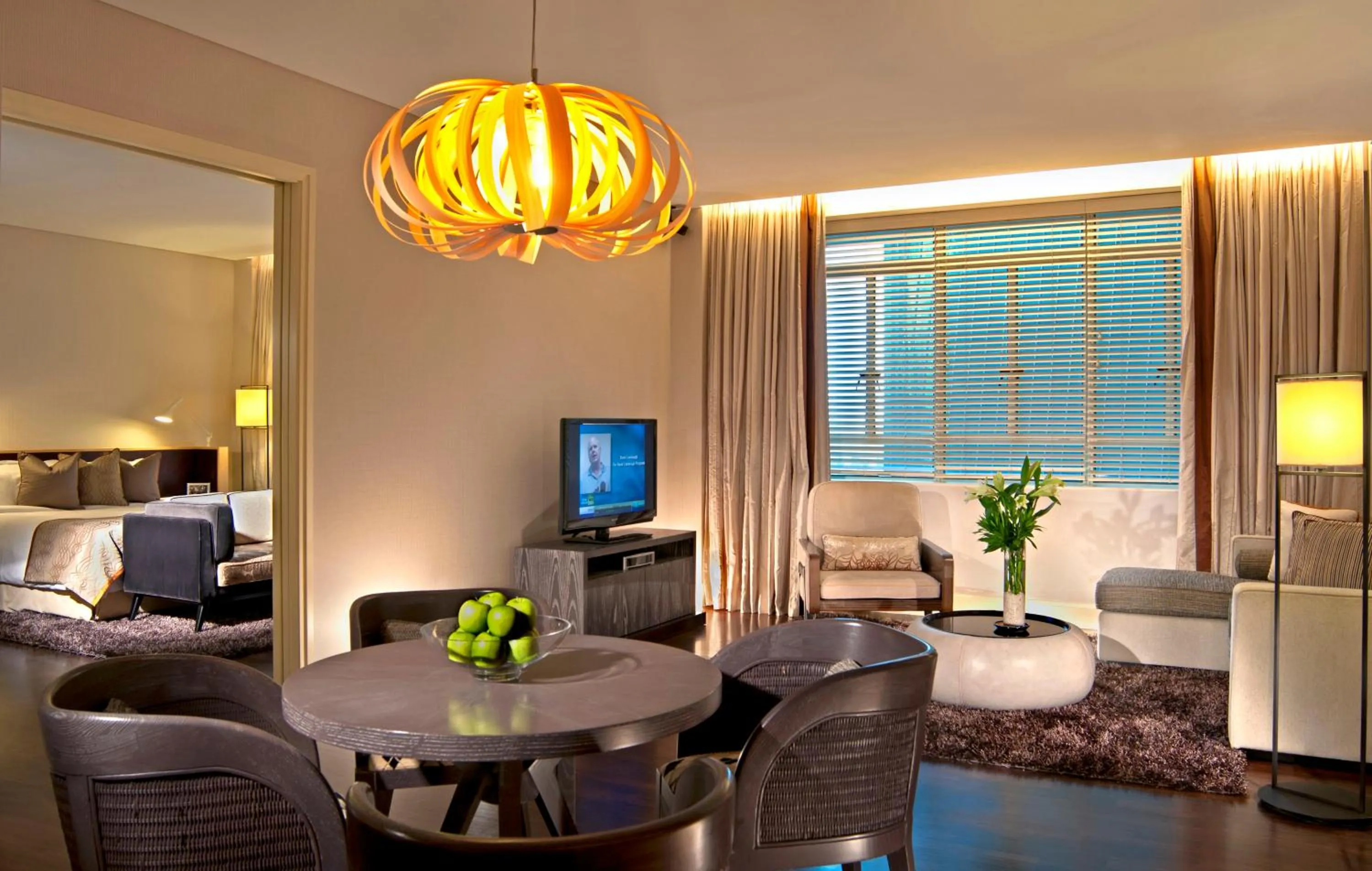 Living room in Ascott Raffles Place Singapore