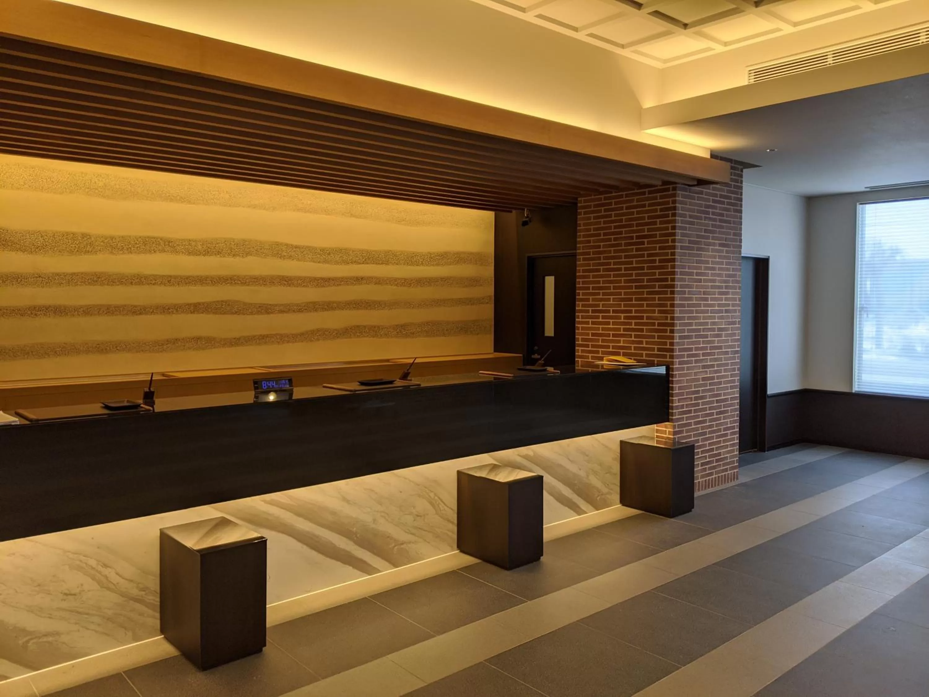 Lobby or reception in La Vista Furano Hills Natural Hot Spring