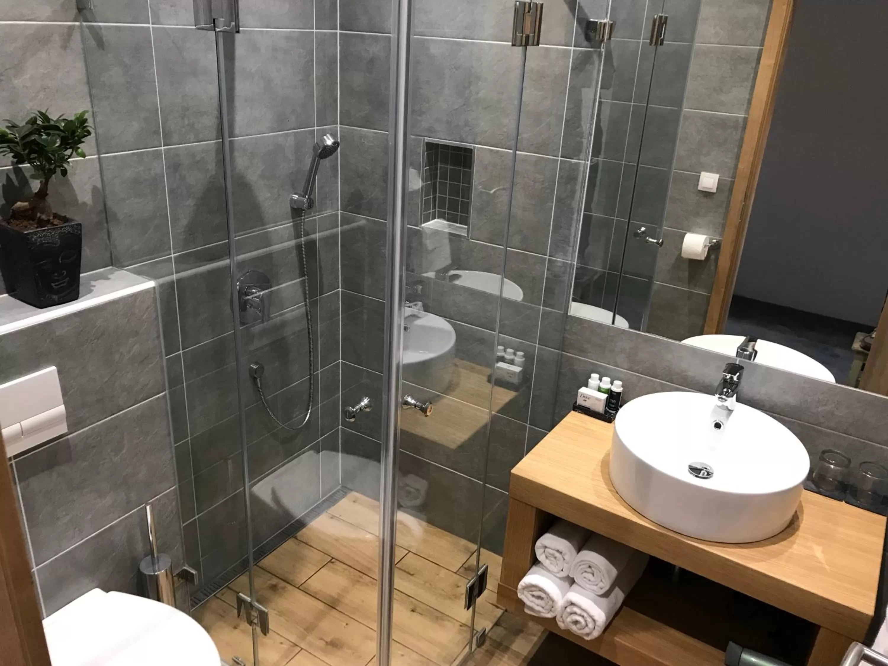 Shower in Villa Aruba & Private SPA Suites