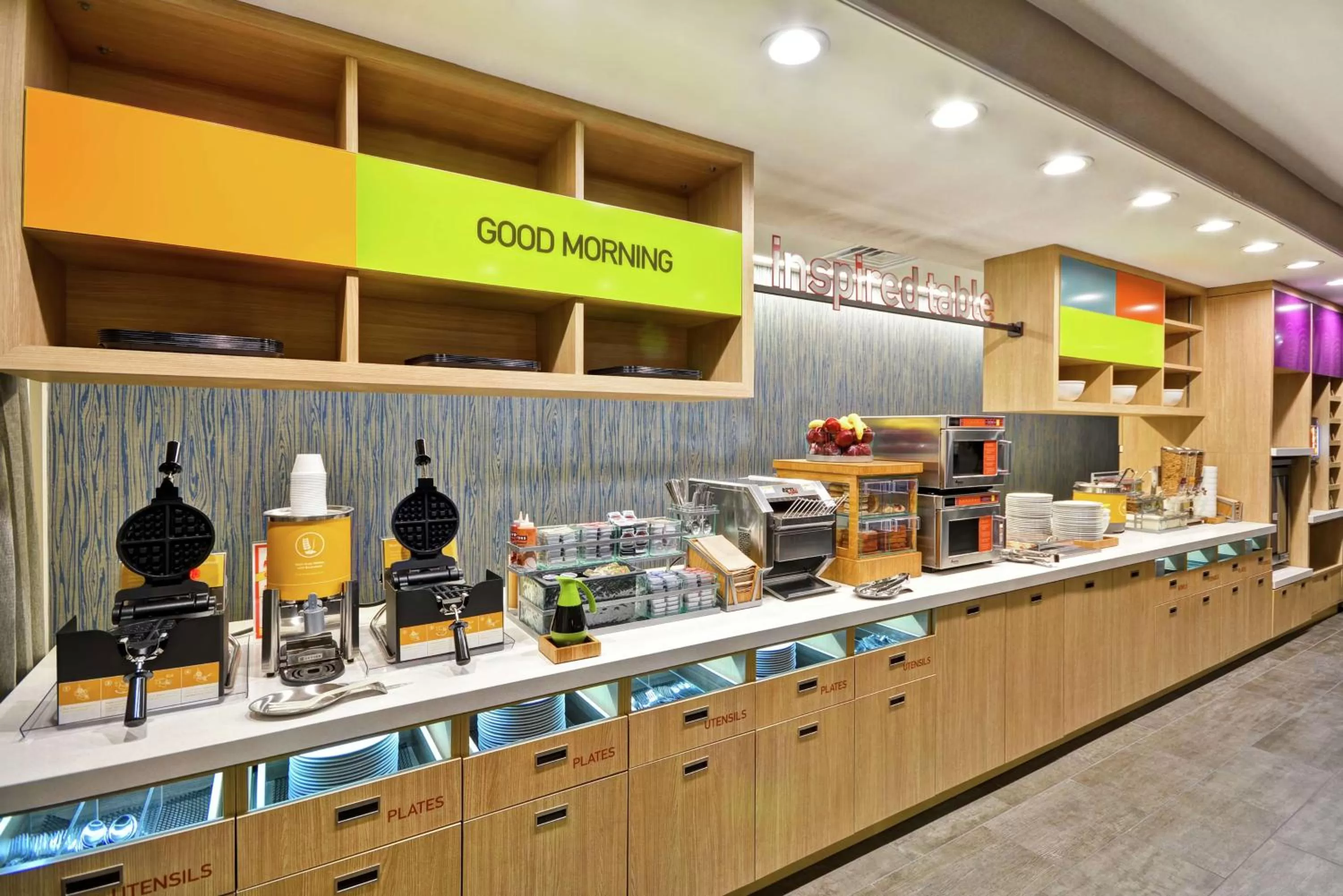 Breakfast in Home2 Suites Plano Legacy West