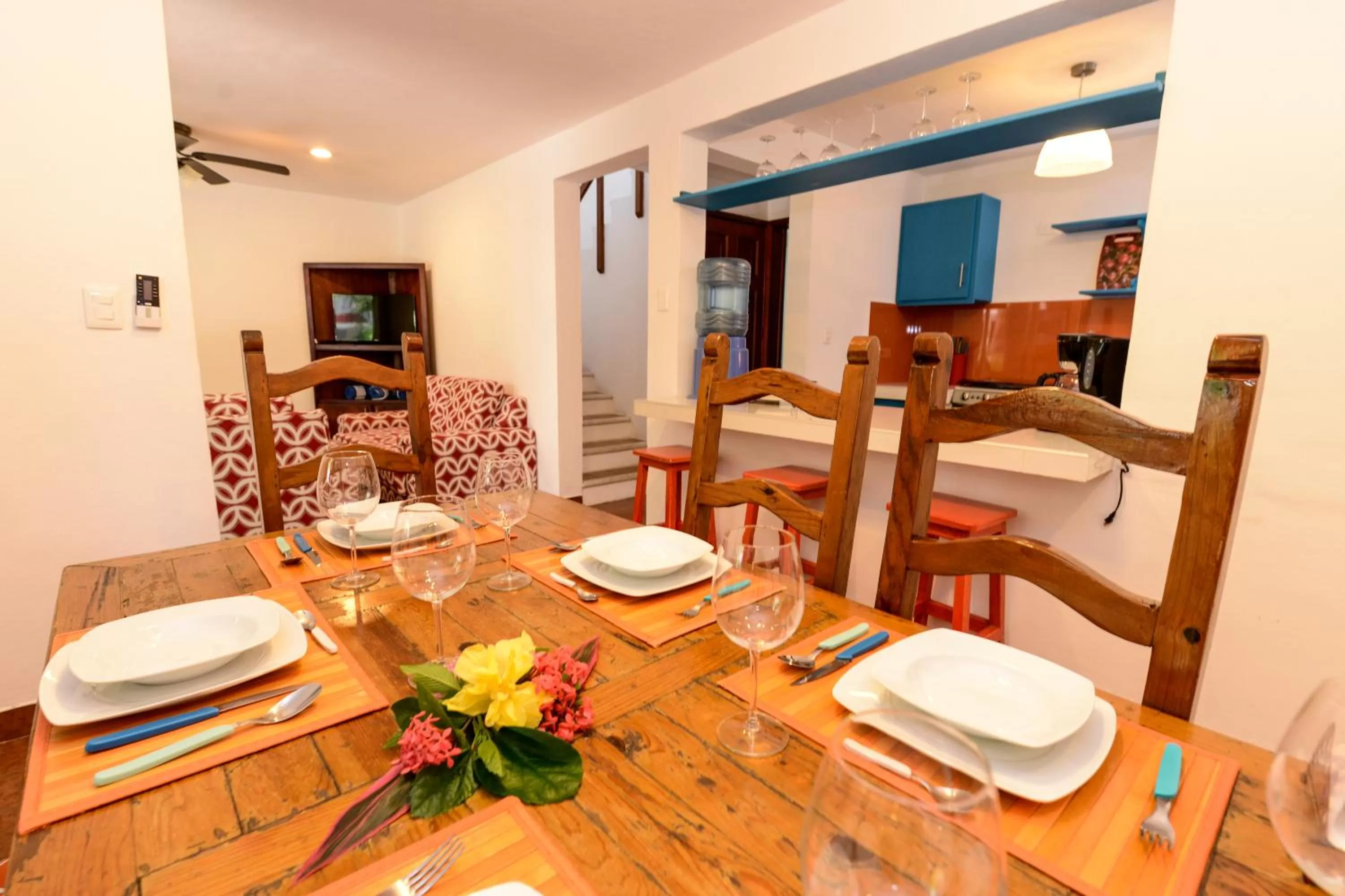 Dining area in Hotel Villas Colibrí Suites & Bungalows