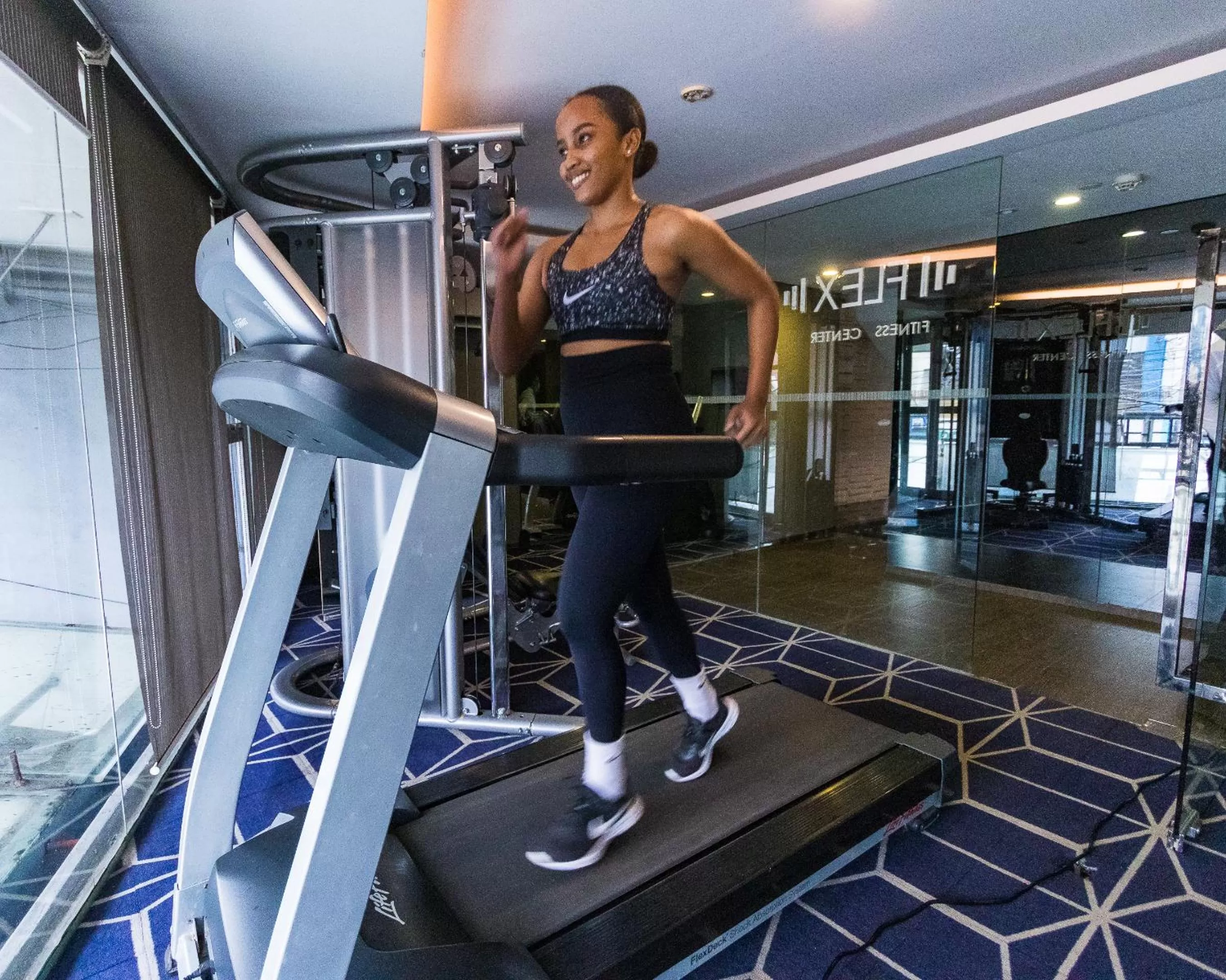 Fitness centre/facilities in Hotel XYZ