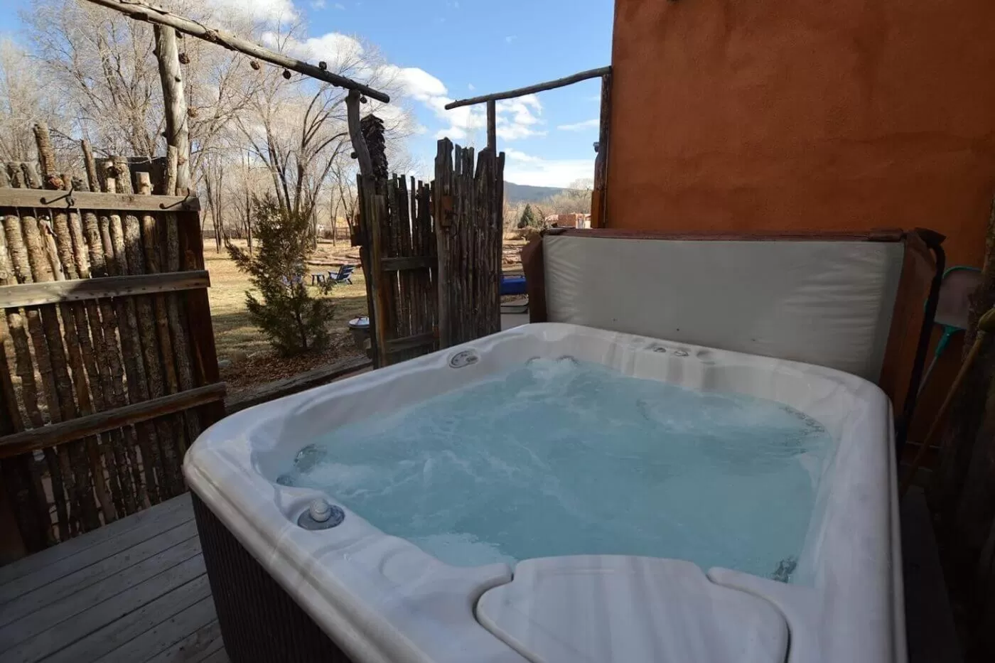 Winter in Adobe and Pines Inn Bed and Breakfast