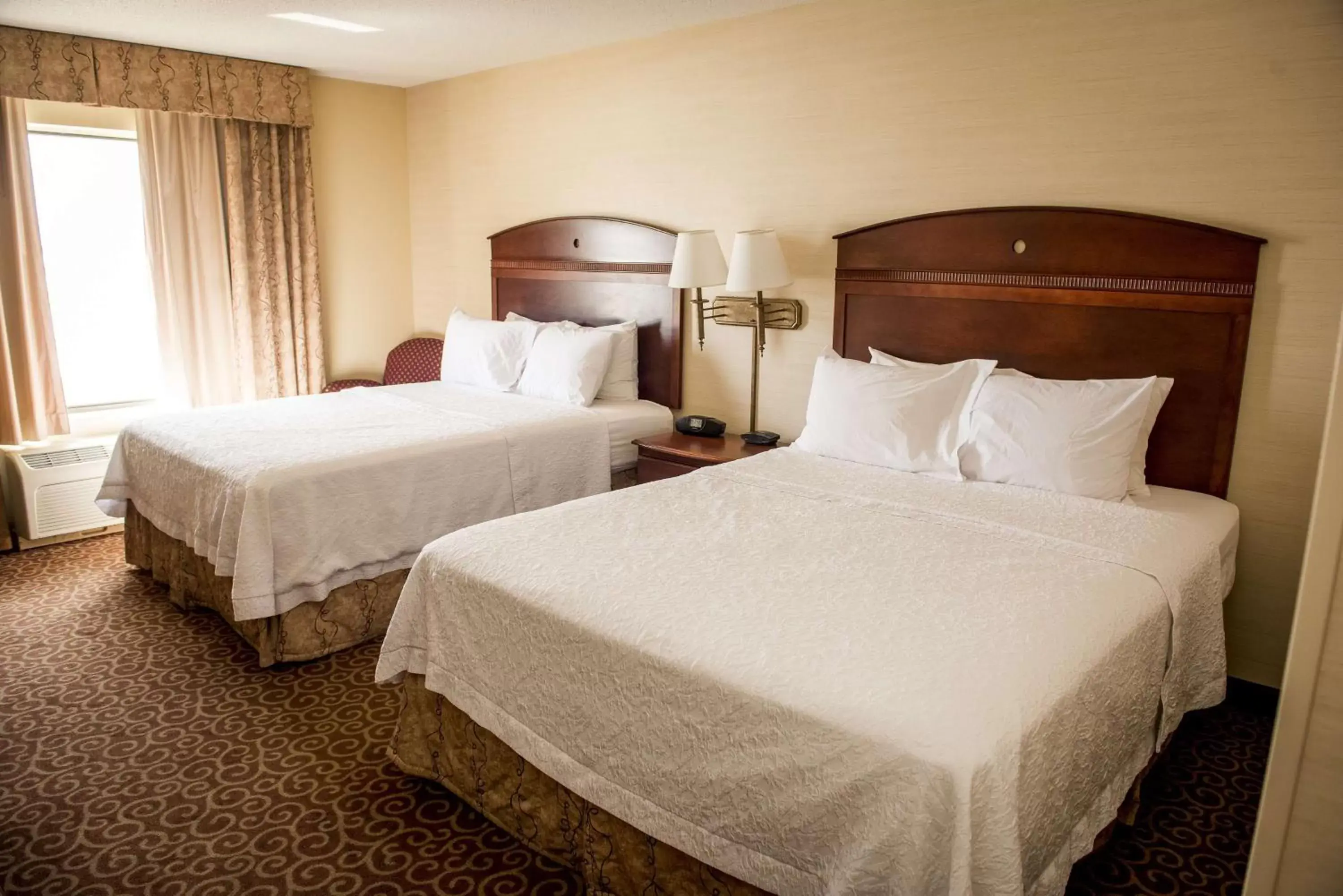 Queen Room with Two Queen Beds - Hearing Access in Hampton Inn Plover-Stevens Point Queen Room with Two Queen Beds - Hearing Access in Hampton Inn Plover-Stevens Point