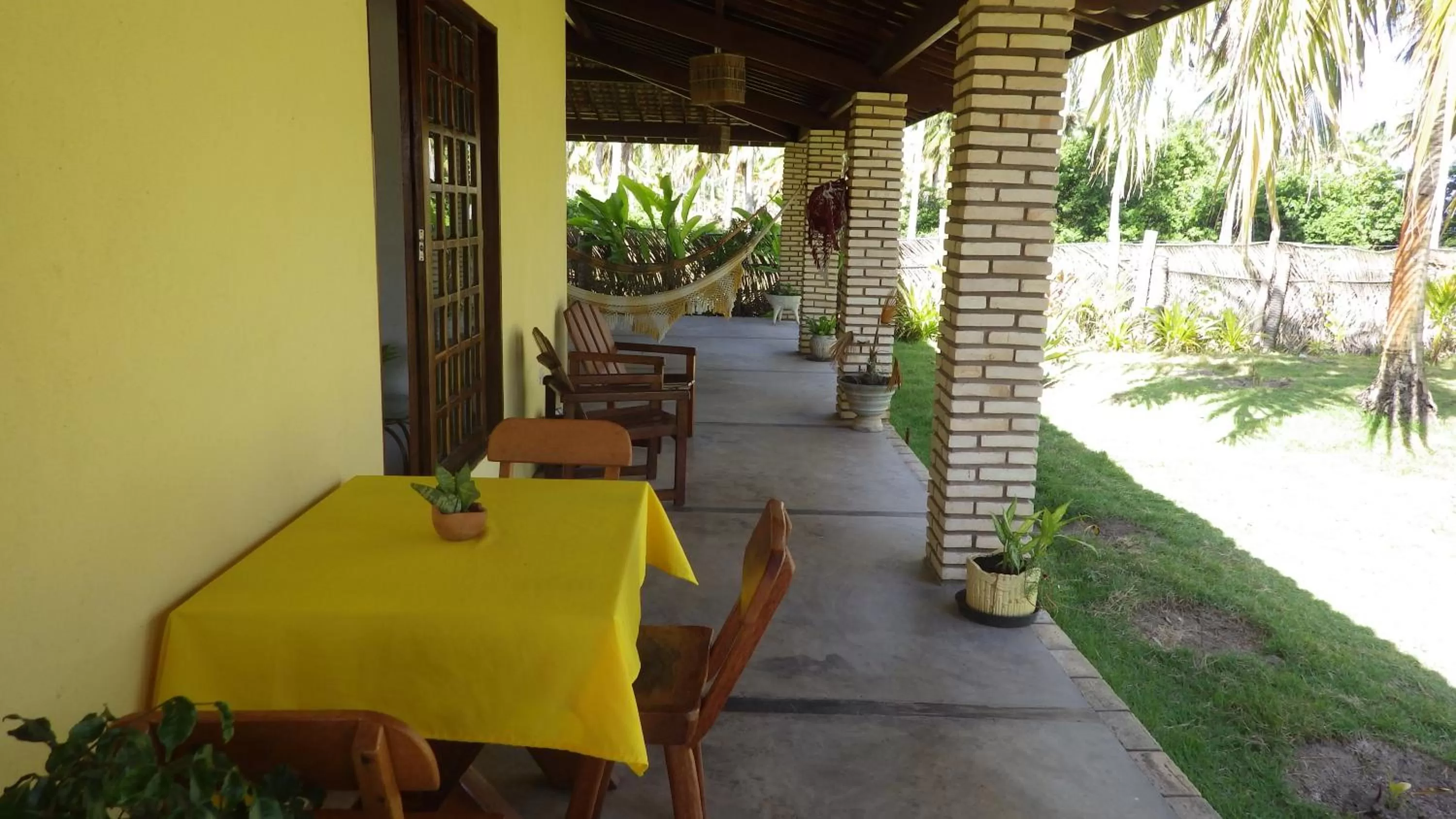 Patio in Pousada e Restaurante Encanto das Águas