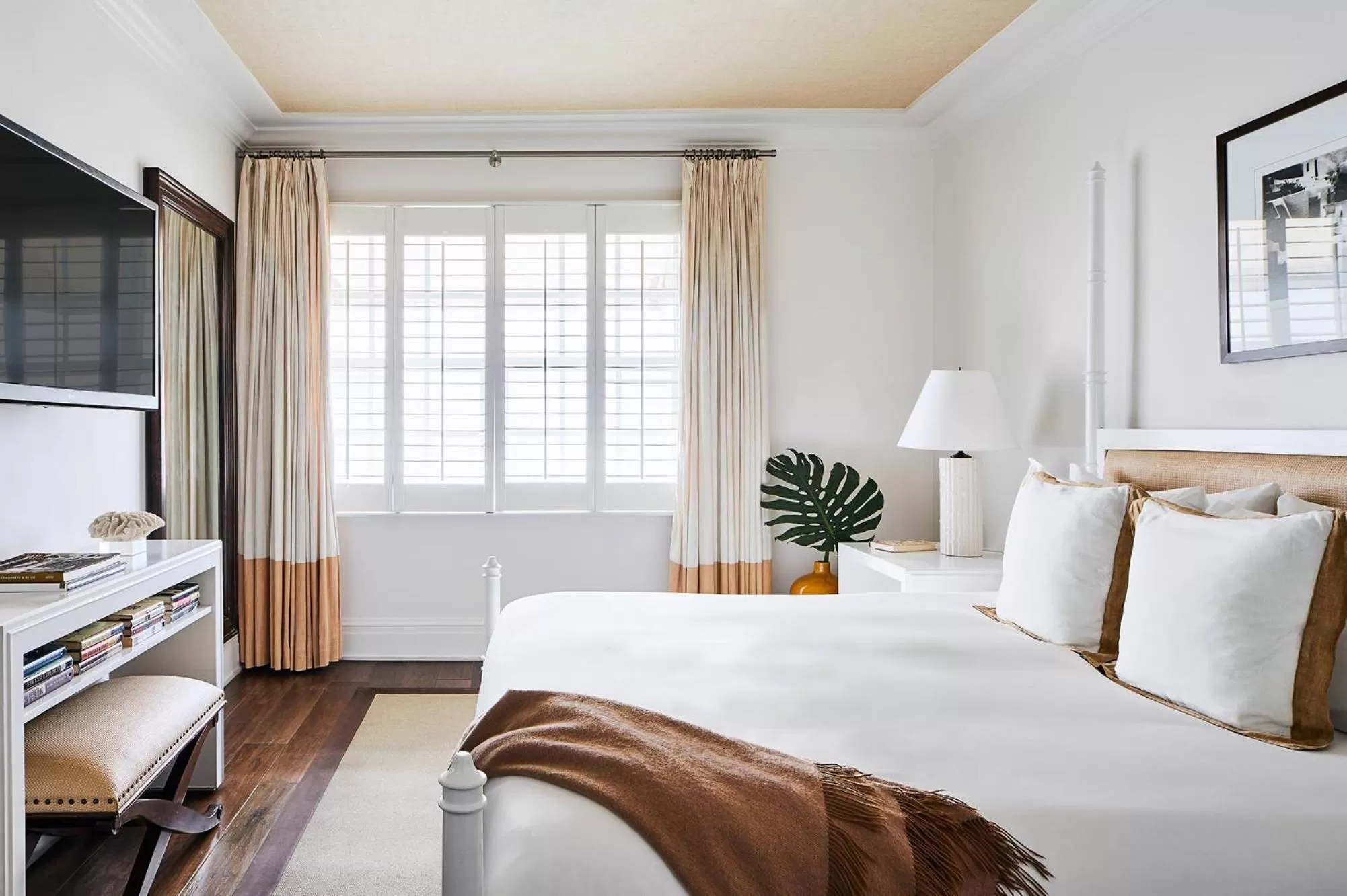 Bed in The Betsy Hotel, South Beach