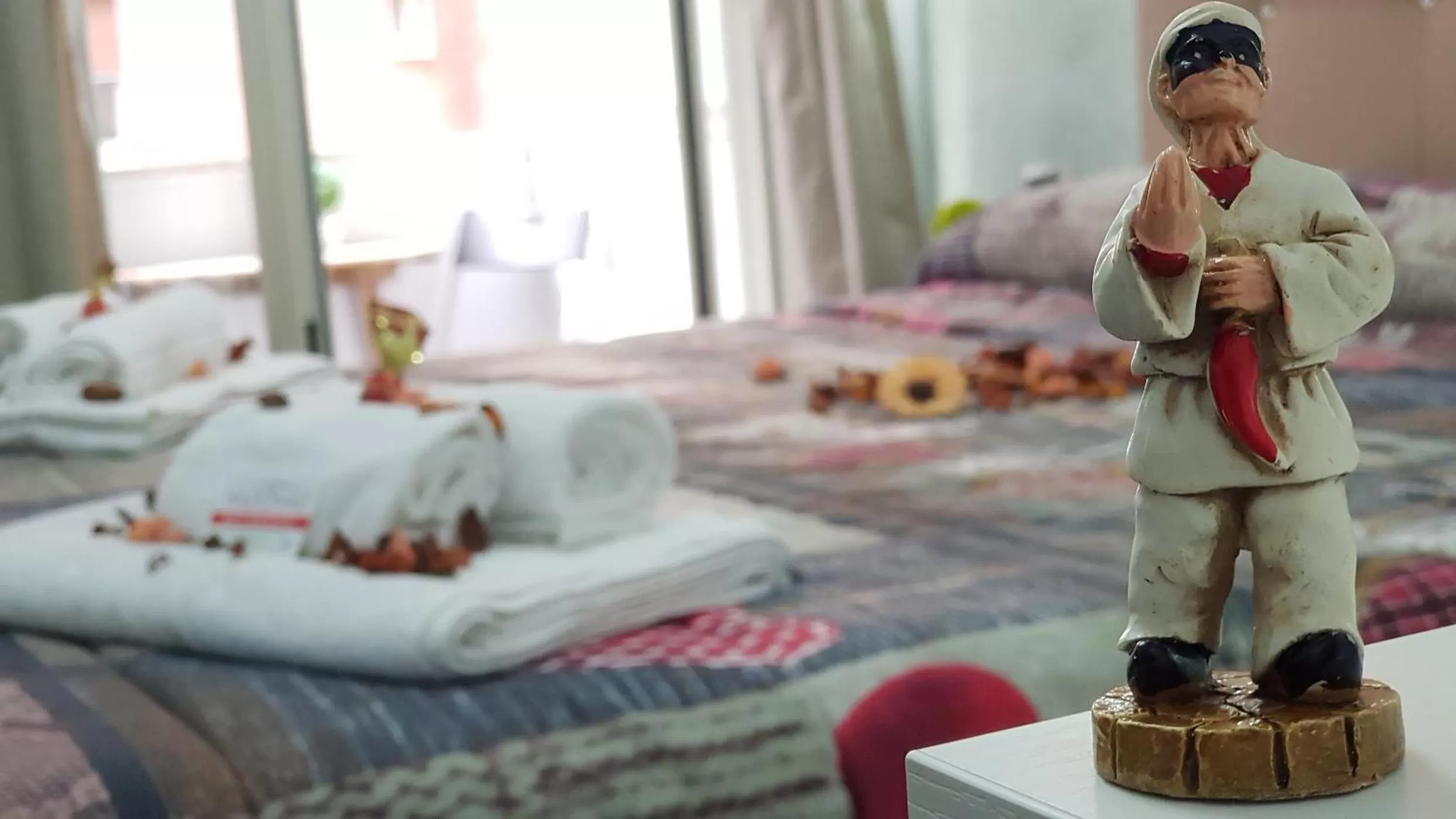 Decorative detail, Bed in Nazionale Dream