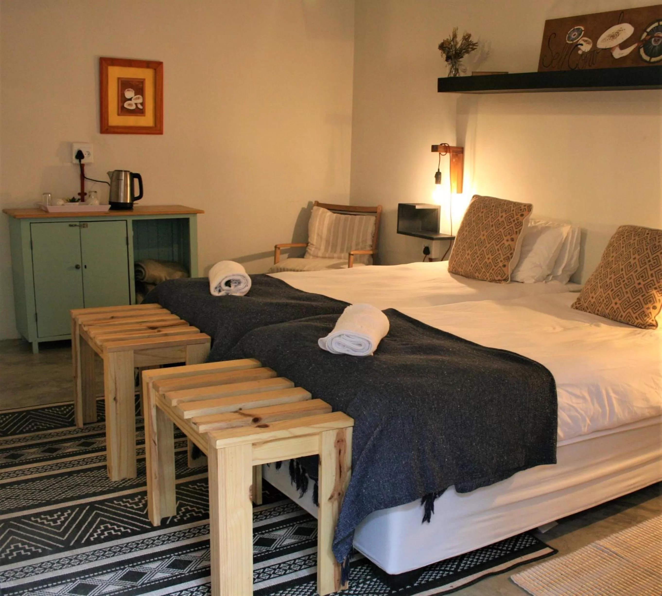 Bed in The Residence at Villa Wiese